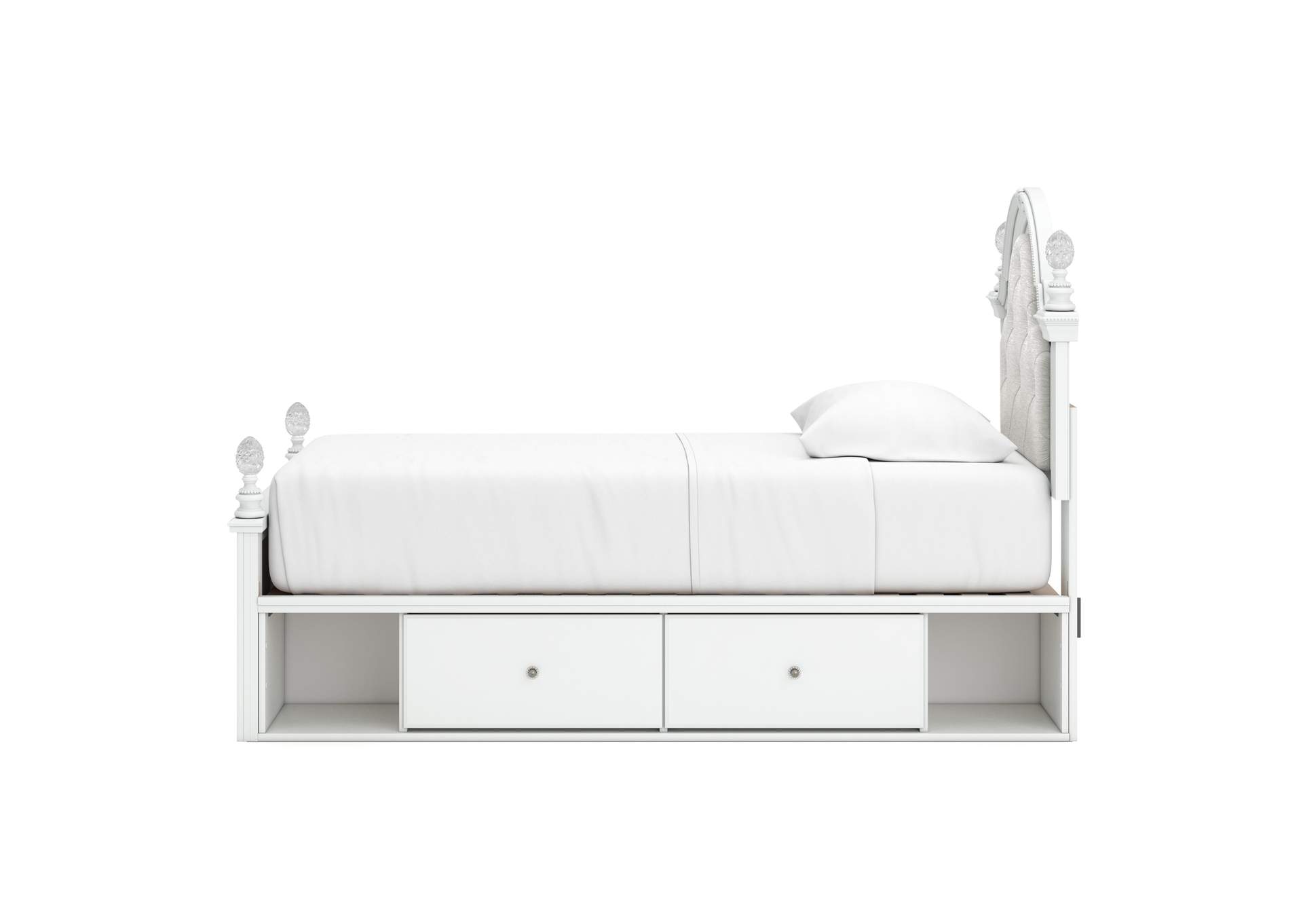 Kozlani Twin Upholstered Panel Bed with Storage image 8