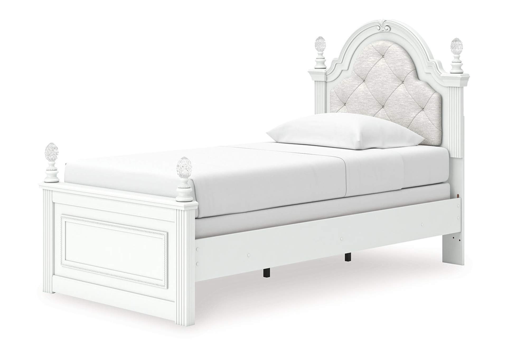 Kozlani Twin Upholstered Panel Bed image 2