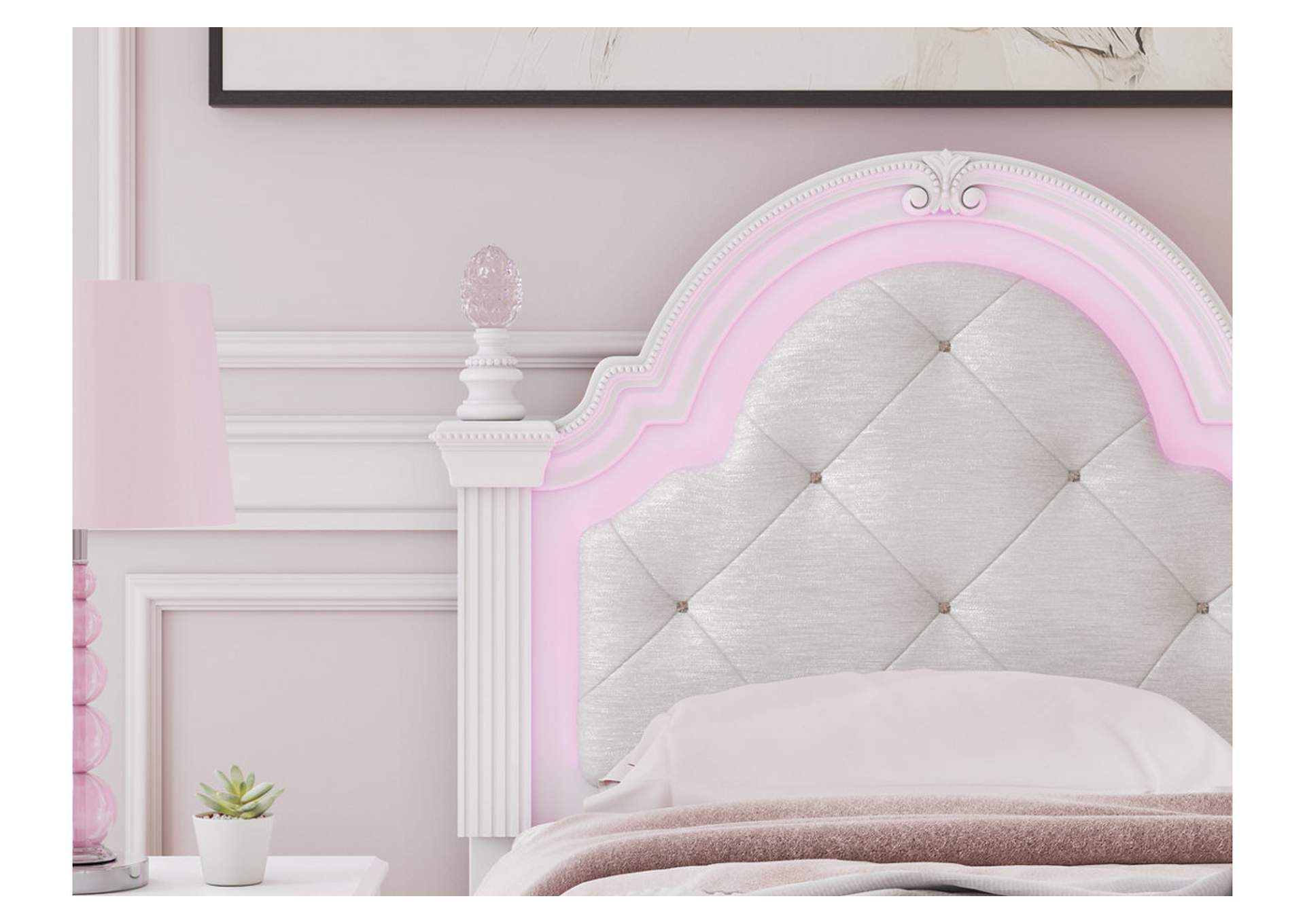 Kozlani Twin Upholstered Panel Headboard image 4