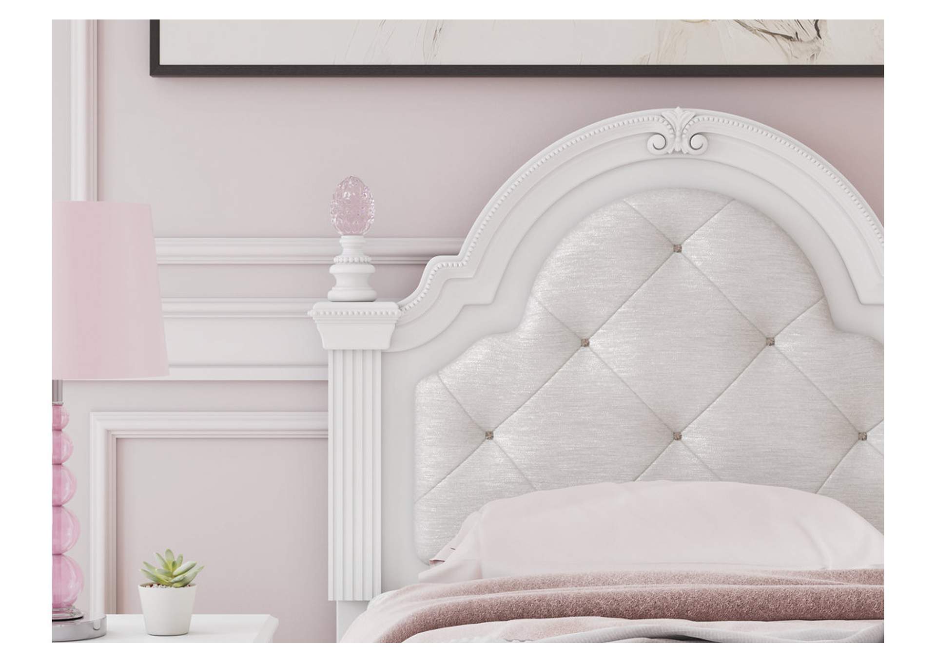 Kozlani Twin Upholstered Panel Headboard image 7