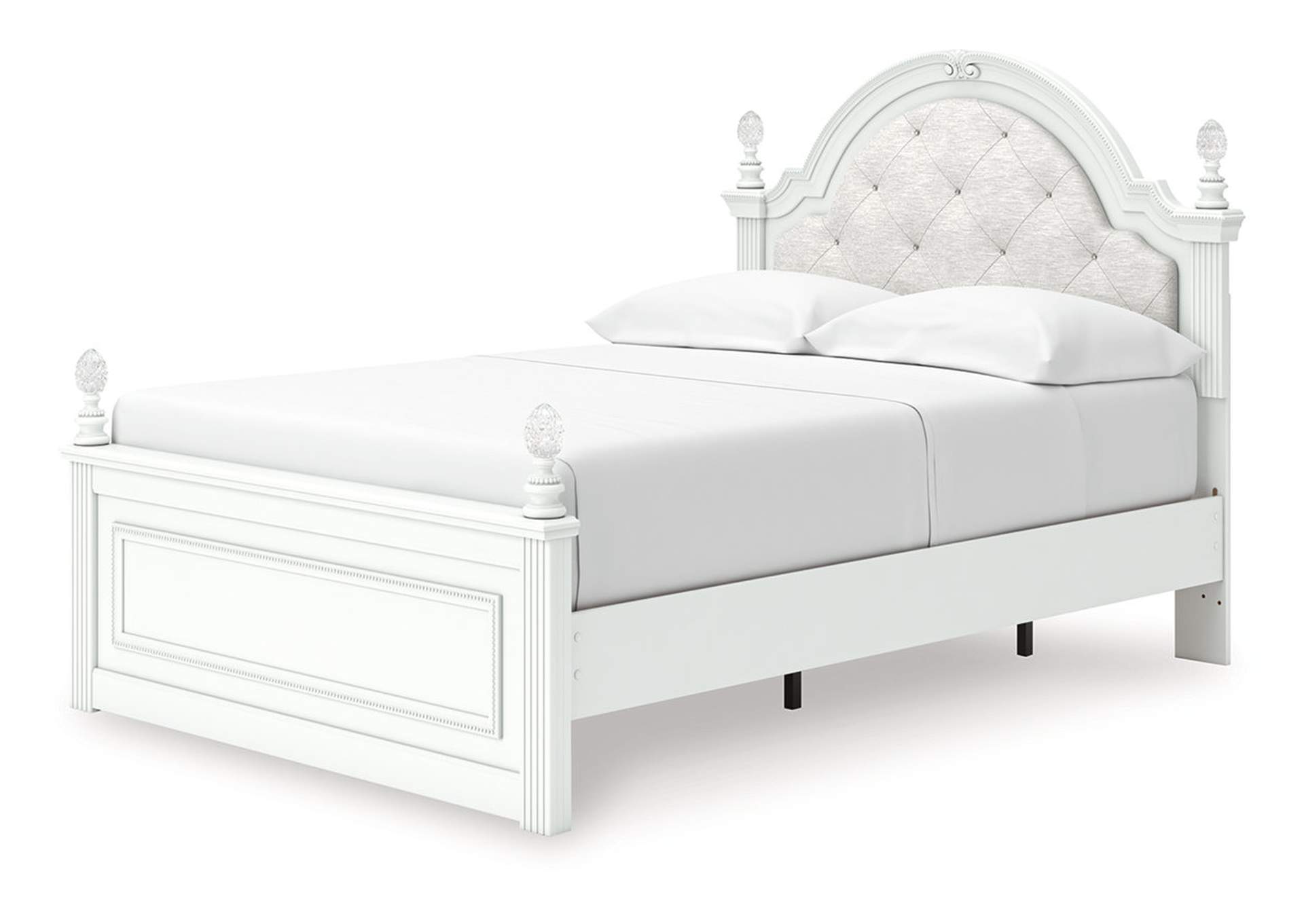 Kozlani Full Upholstered Panel Storage Bed image 2