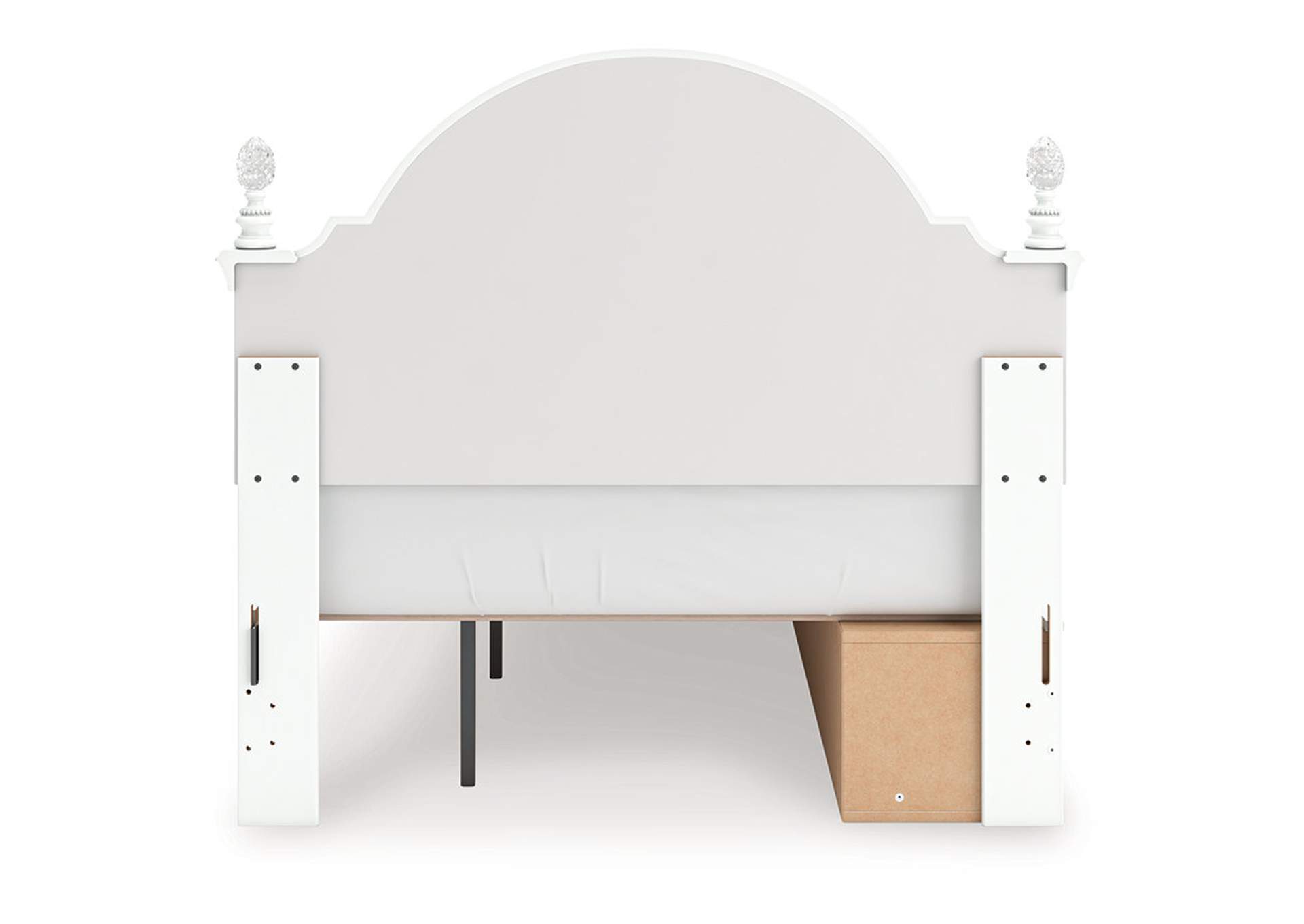 Kozlani Full Upholstered Panel Storage Bed image 5