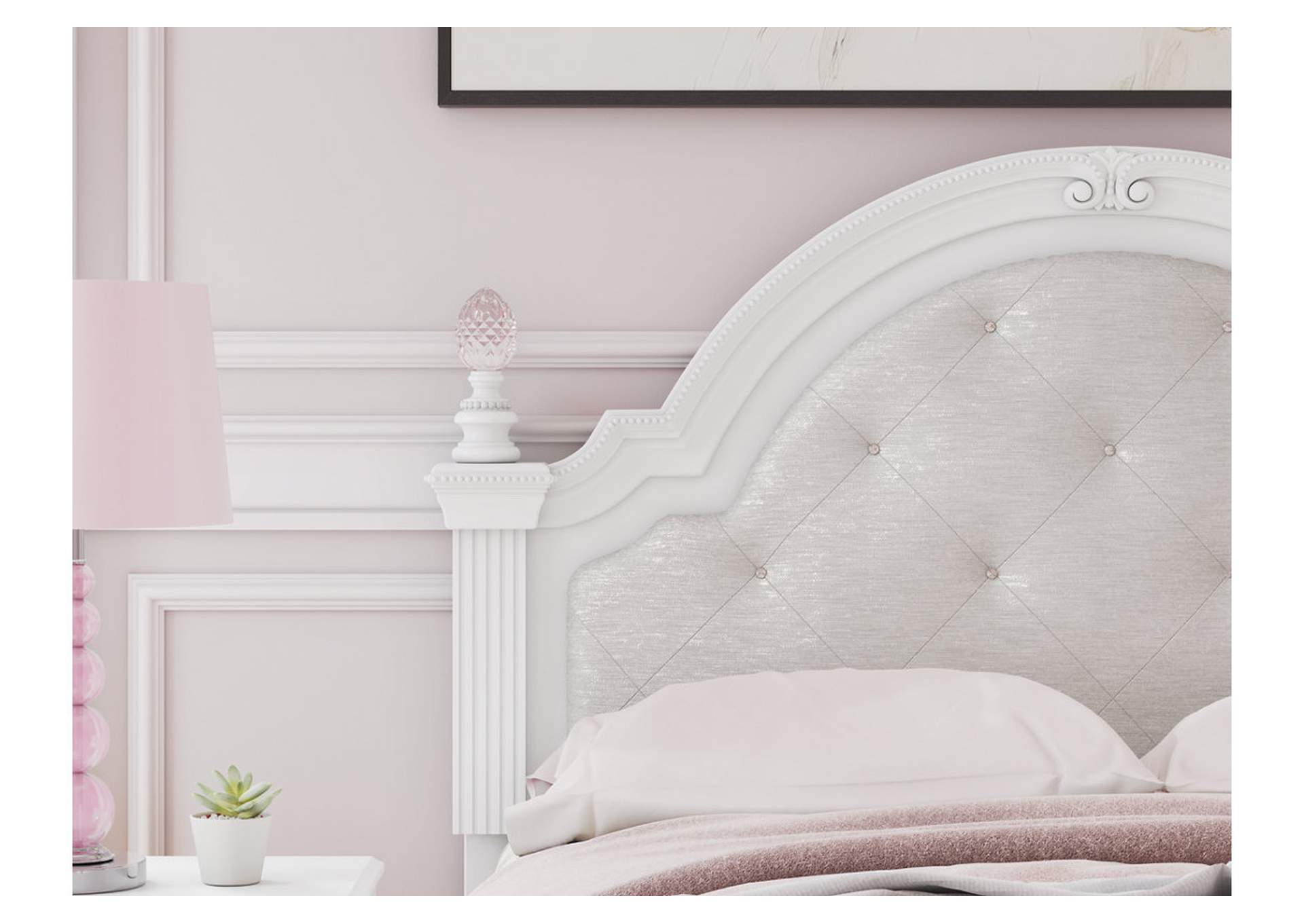 Kozlani Full Upholstered Panel Storage Bed image 10