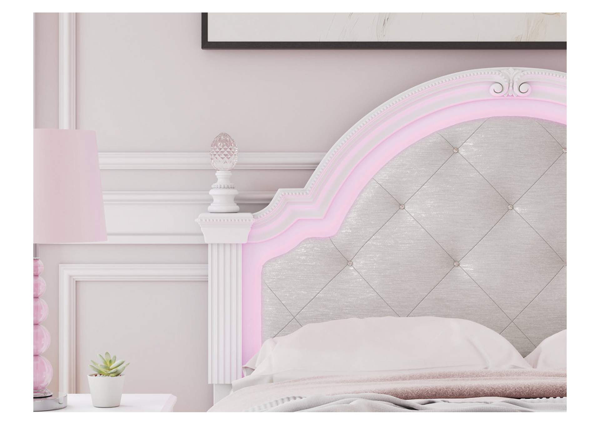 Kozlani Full Upholstered Panel Bed image 11