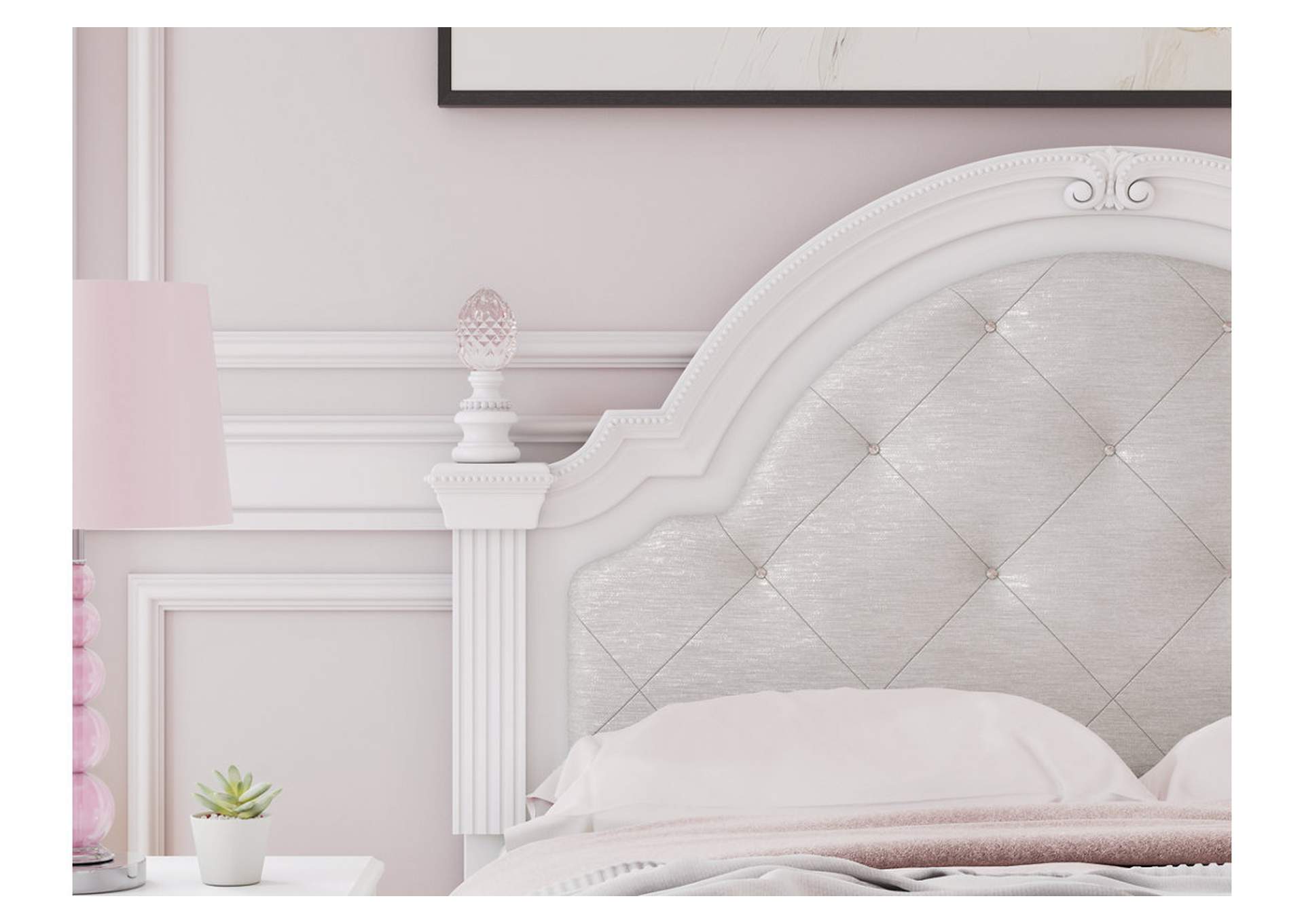 Kozlani Full Upholstered Panel Bed image 12