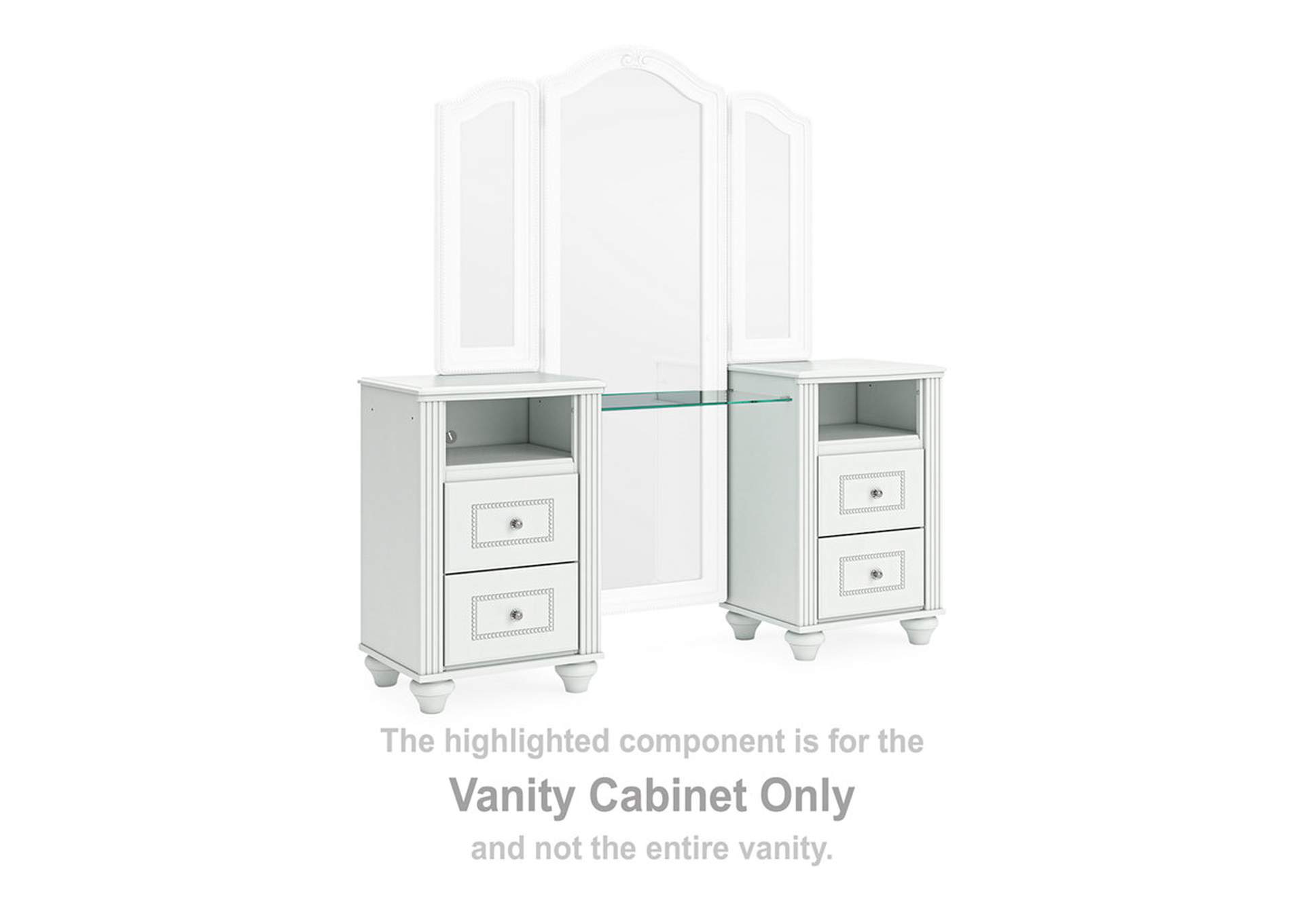 Kozlani Vanity with Mirror image 11