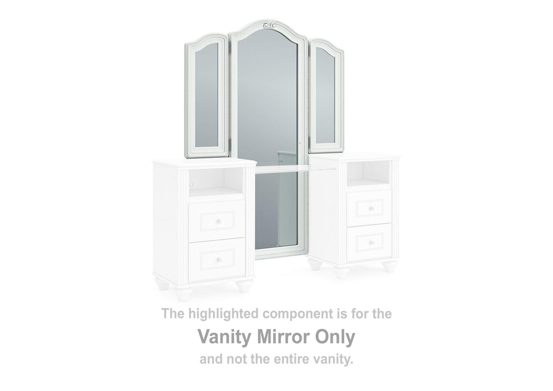 Kozlani Vanity with Mirror image 12
