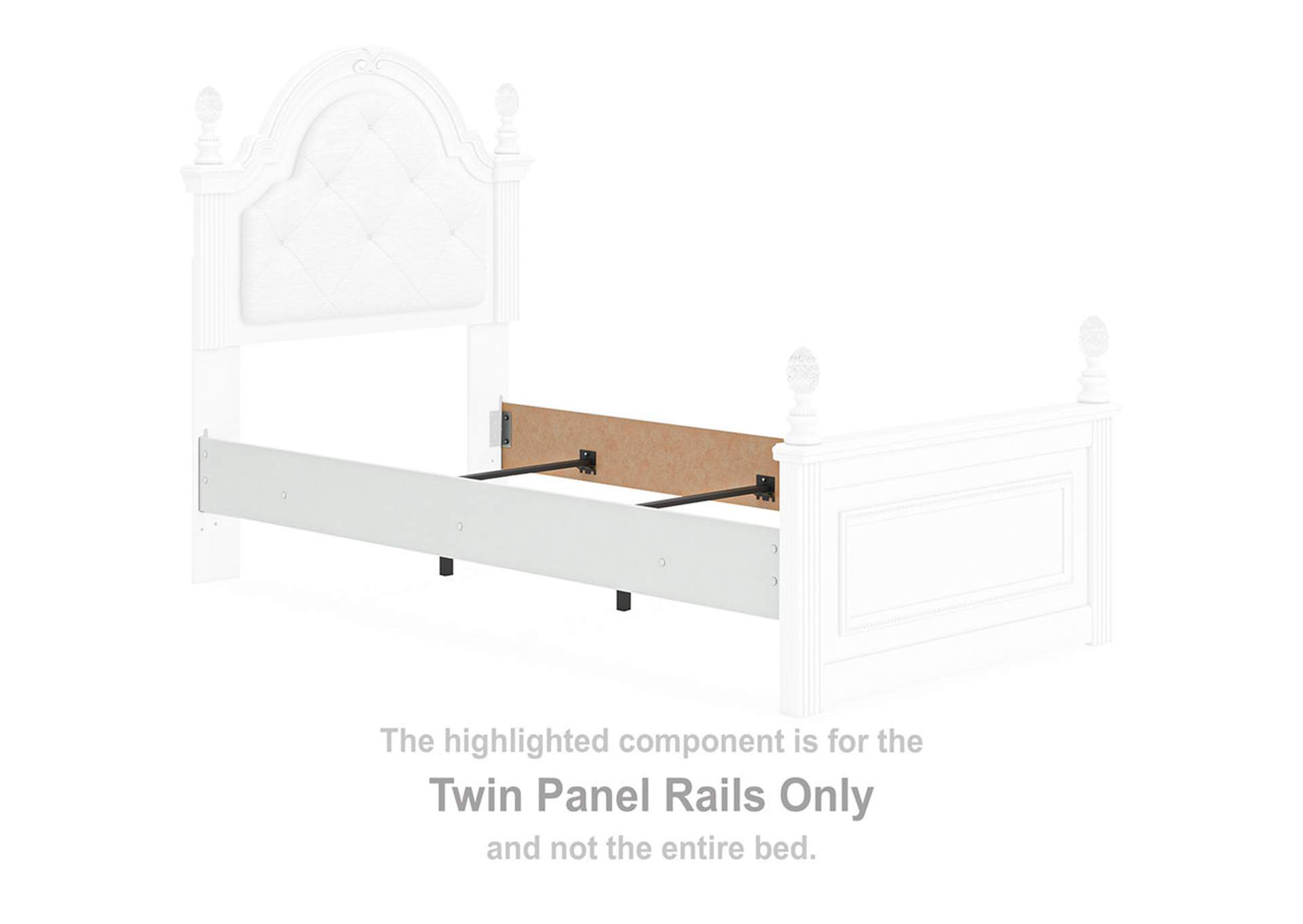 Kozlani Twin Upholstered Panel Bed image 5