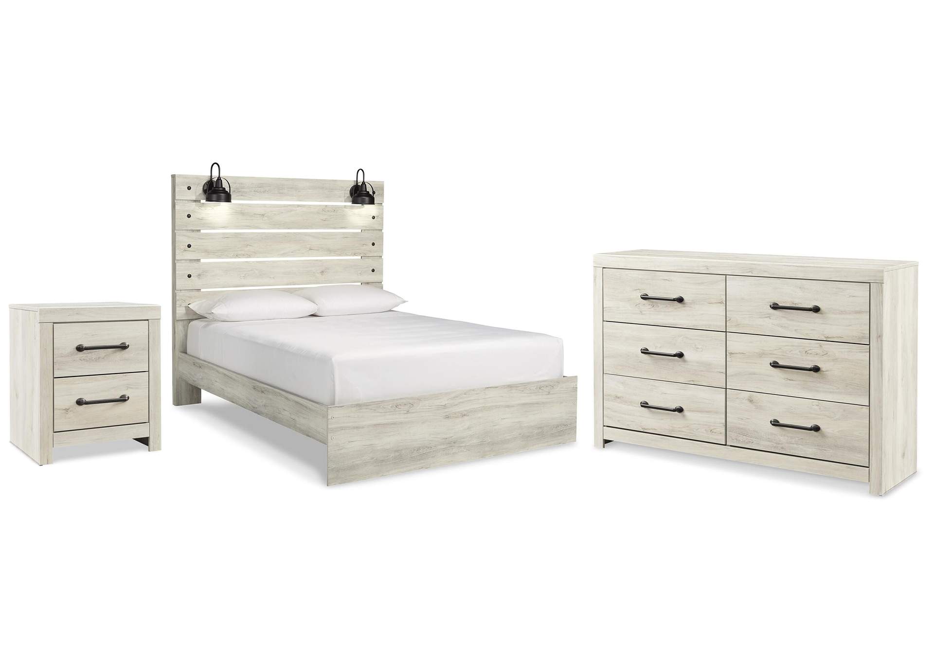 Cambeck Queen Panel Bed with Dresser and Nightstand image 1