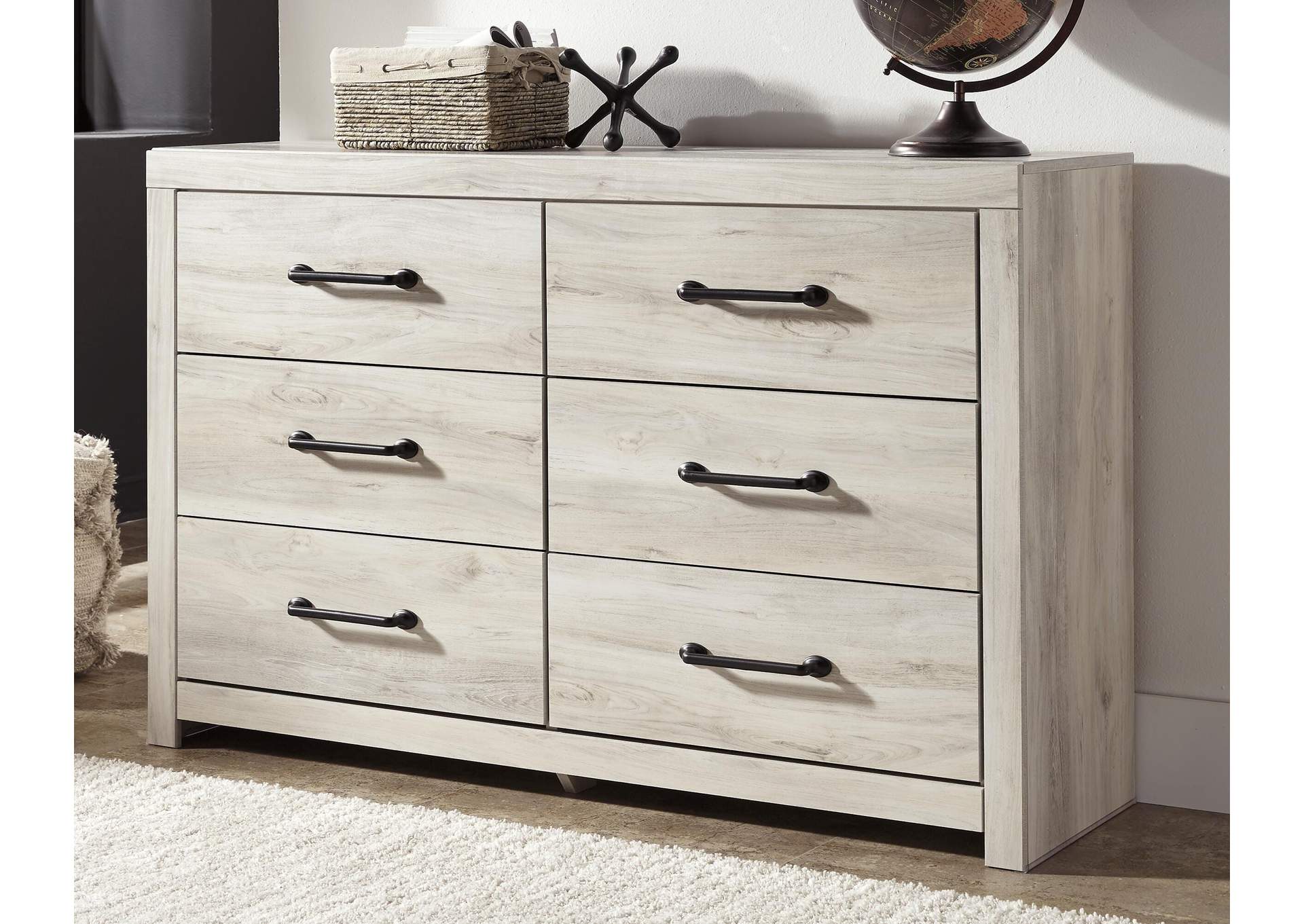 Cambeck Twin Panel Headboard Bed with Dresser image 2