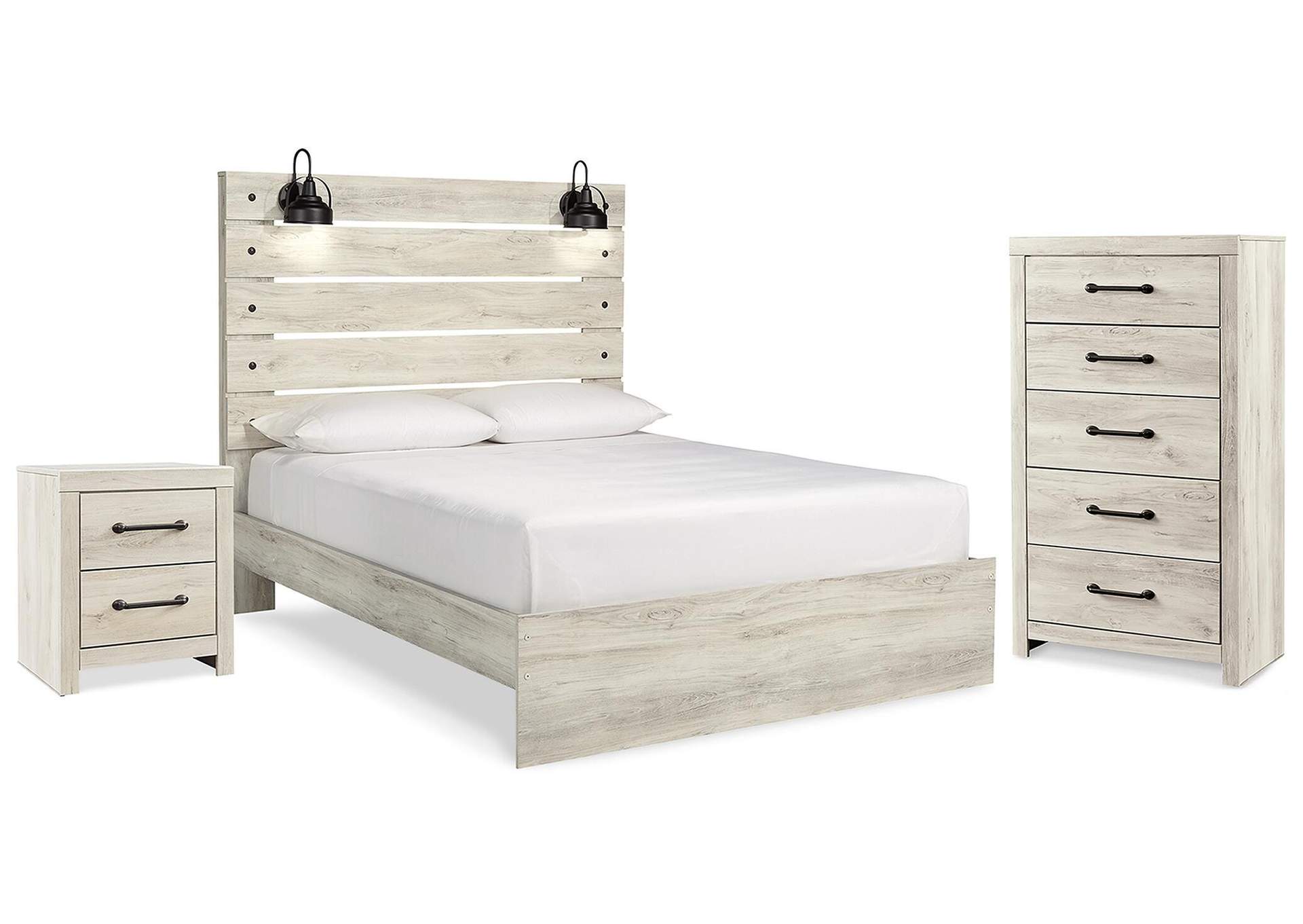 Cambeck Queen Panel Bed with Chest and Nightstand image 1