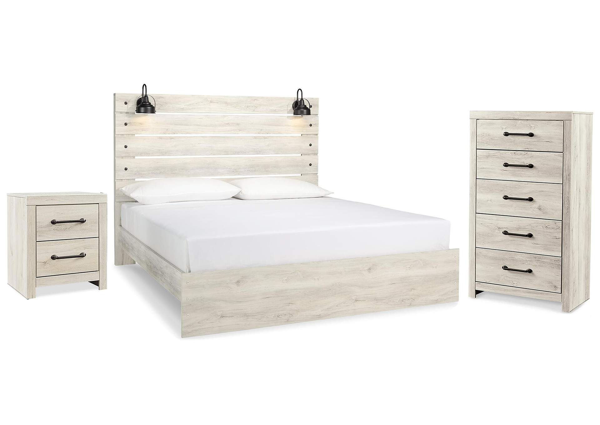 Cambeck King Panel Bed with Chest and Nightstand image 1