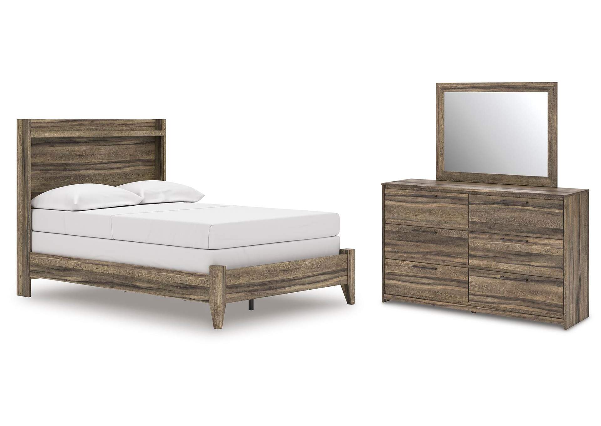 Elbrim Full Panel Bed, Dresser and Mirror image 1