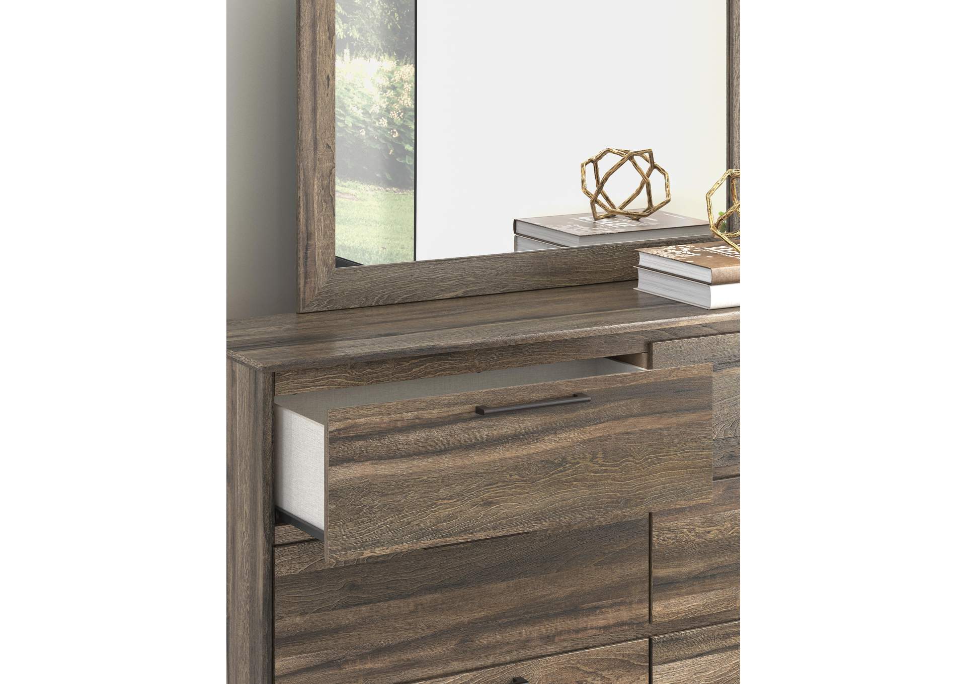 Elbrim Full Panel Storage Bed, Dresser and Mirror image 14