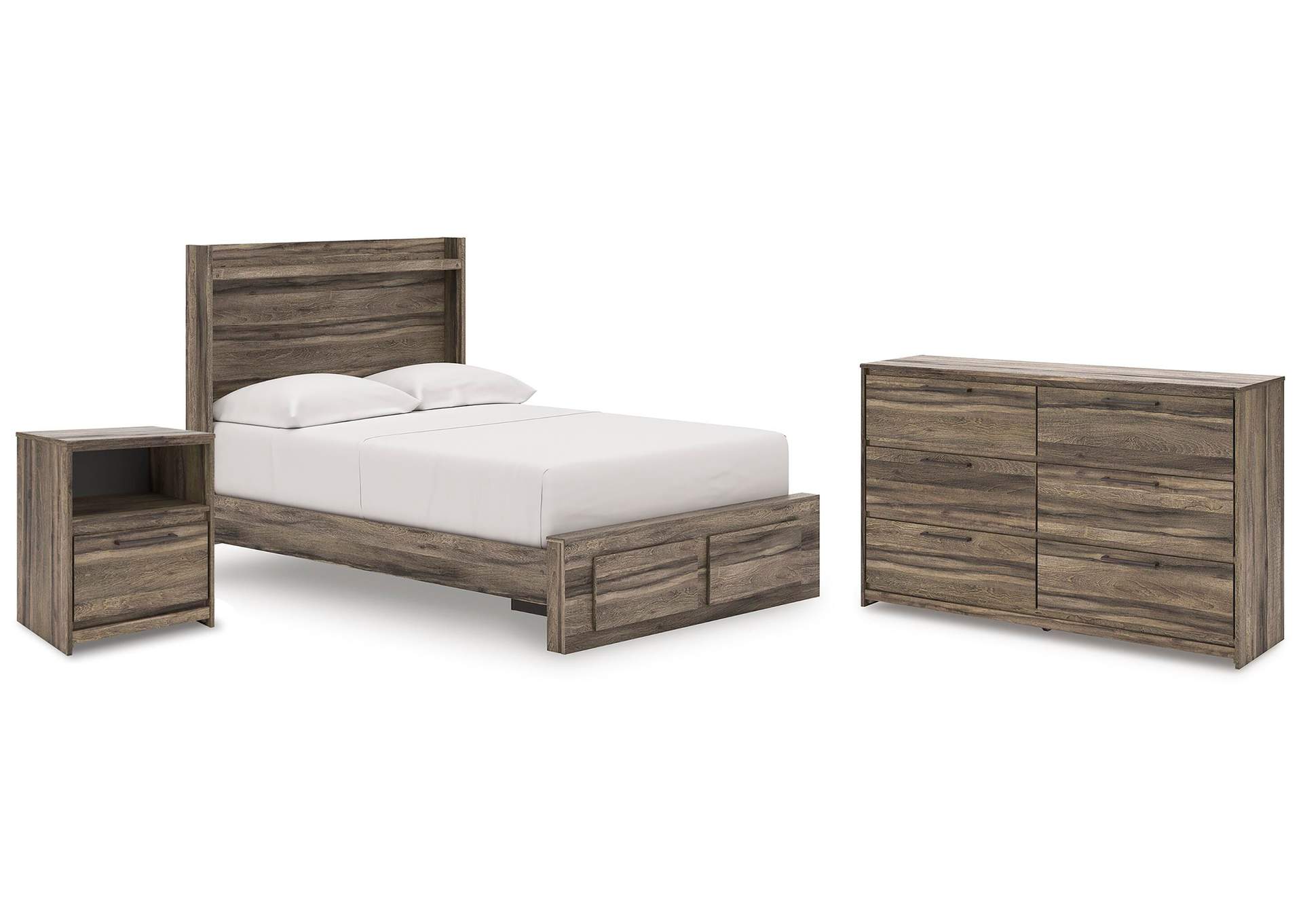 Elbrim Full Storage Bed, Dresser and Nightstand image 1
