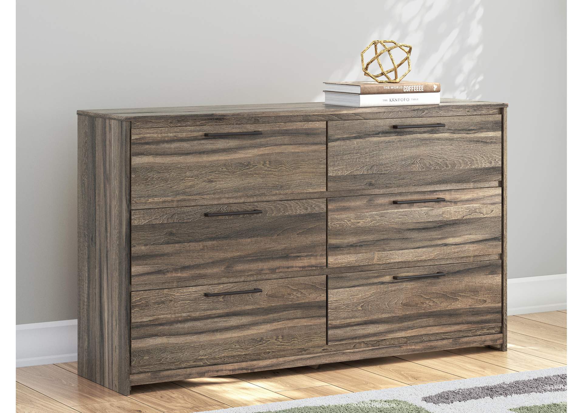 Elbrim King Panel Storage Bed, Dresser and Nightstand image 9