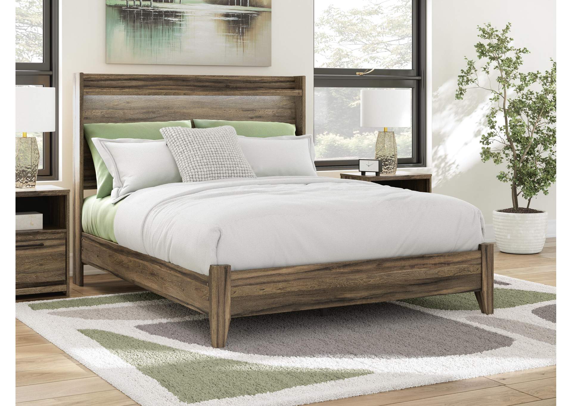 Elbrim Queen Panel Bed, Dresser and Mirror image 9