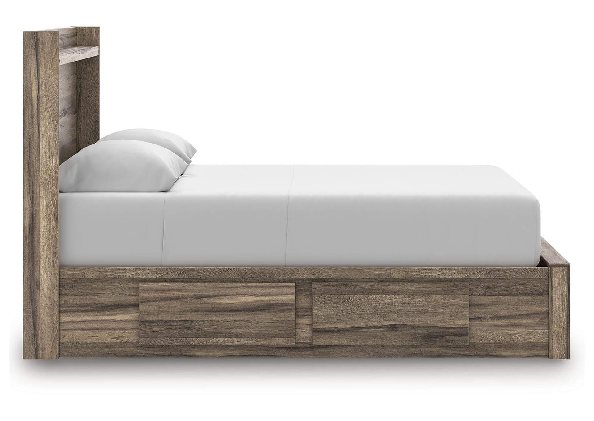 Elbrim Queen Panel Storage Bed, Dresser and Mirror image 17