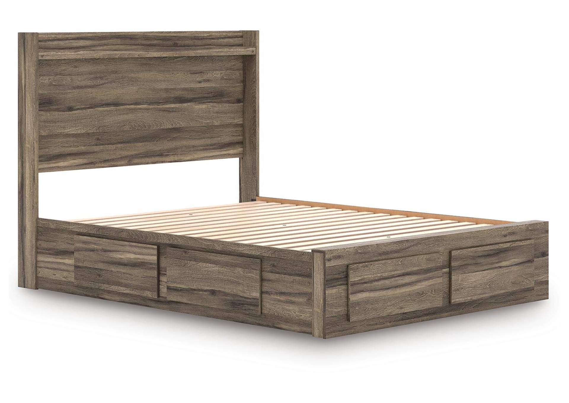 Elbrim Queen Panel Storage Bed, Dresser and Mirror image 18