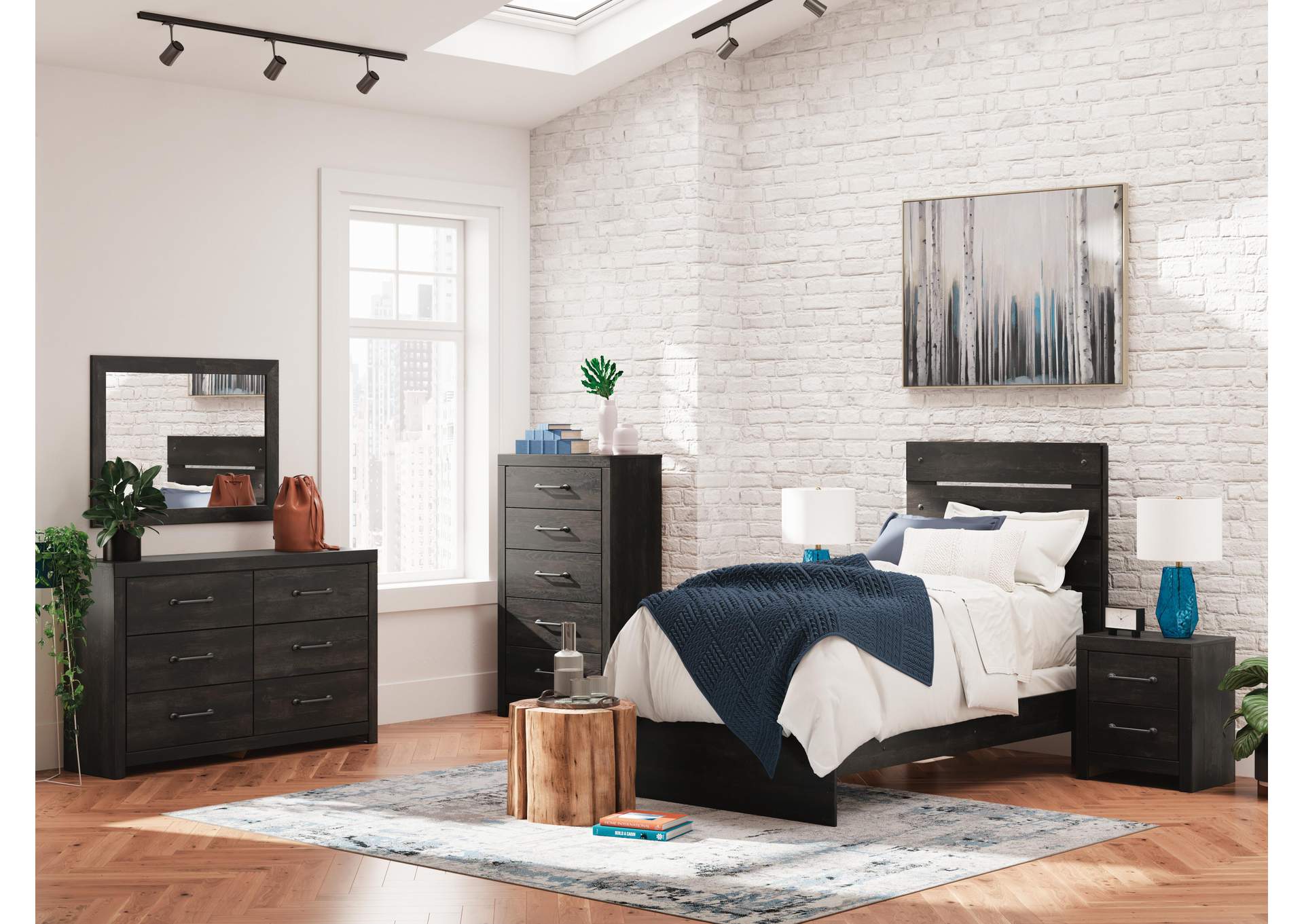 Hollivern Twin Panel Bed image 13