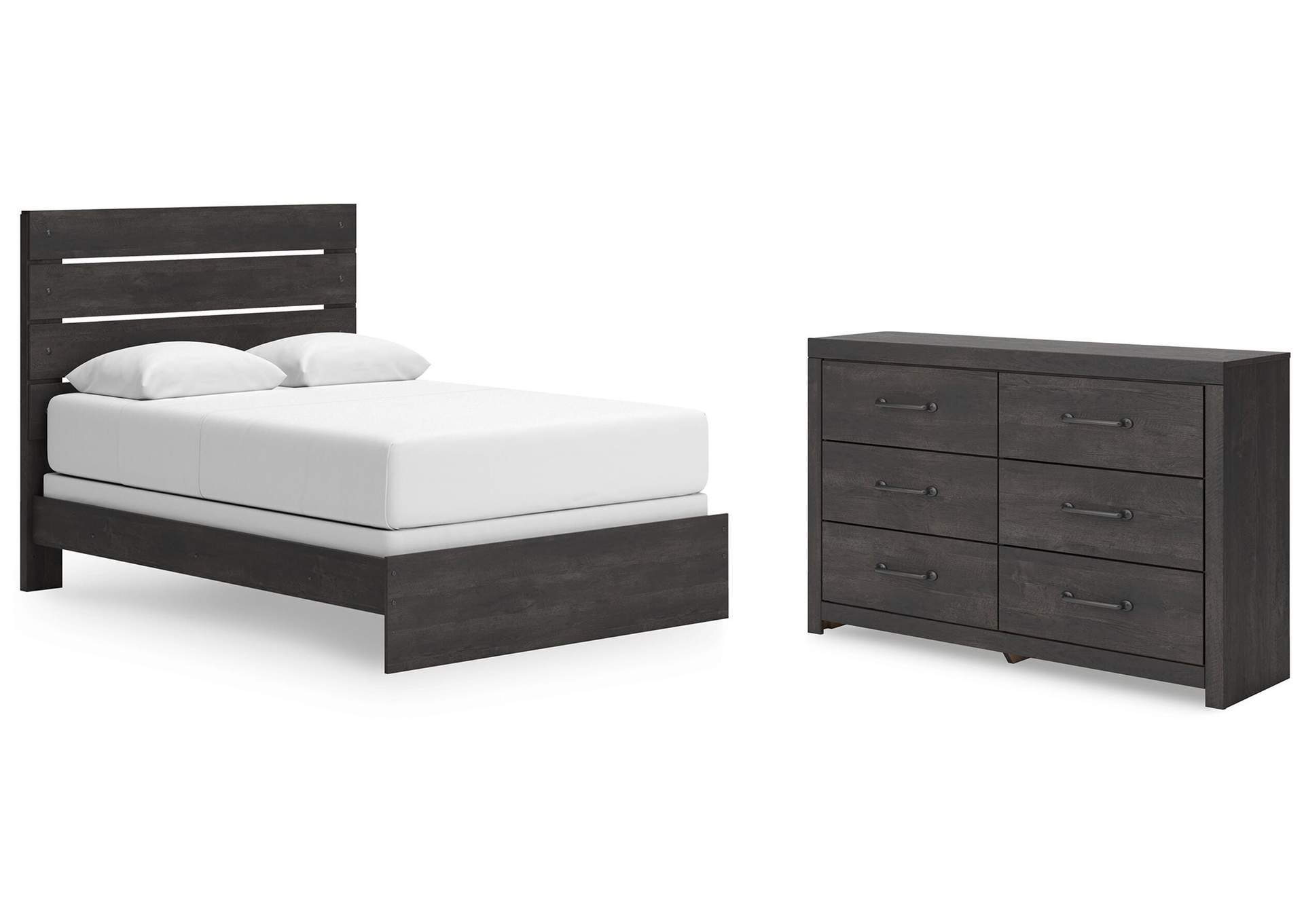 Delmorta Queen Panel Bed and Dresser image 1