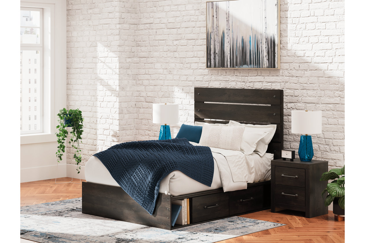 Hollivern Full Panel Storage Bed