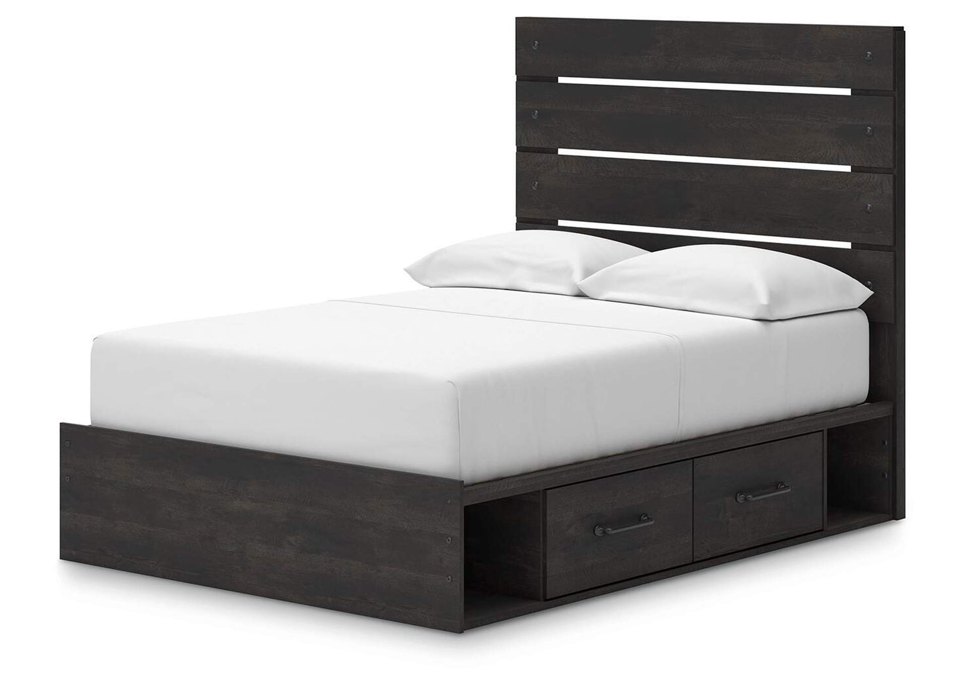 Hollivern Full Panel Bed with Storage image 7