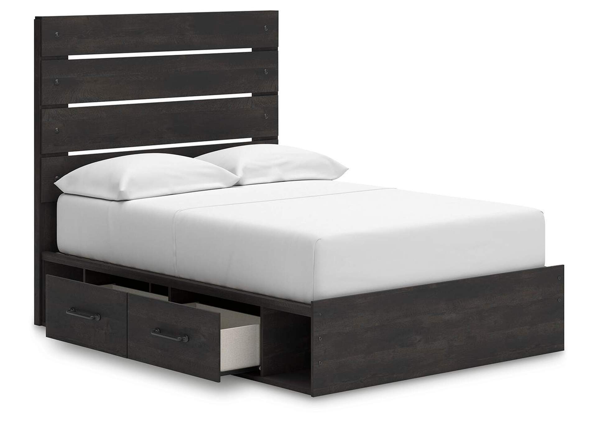 Hollivern Full Panel Bed with Storage image 6