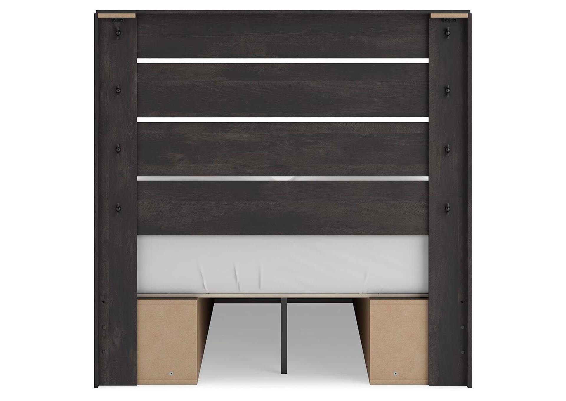 Hollivern Full Panel Bed with Storage image 9
