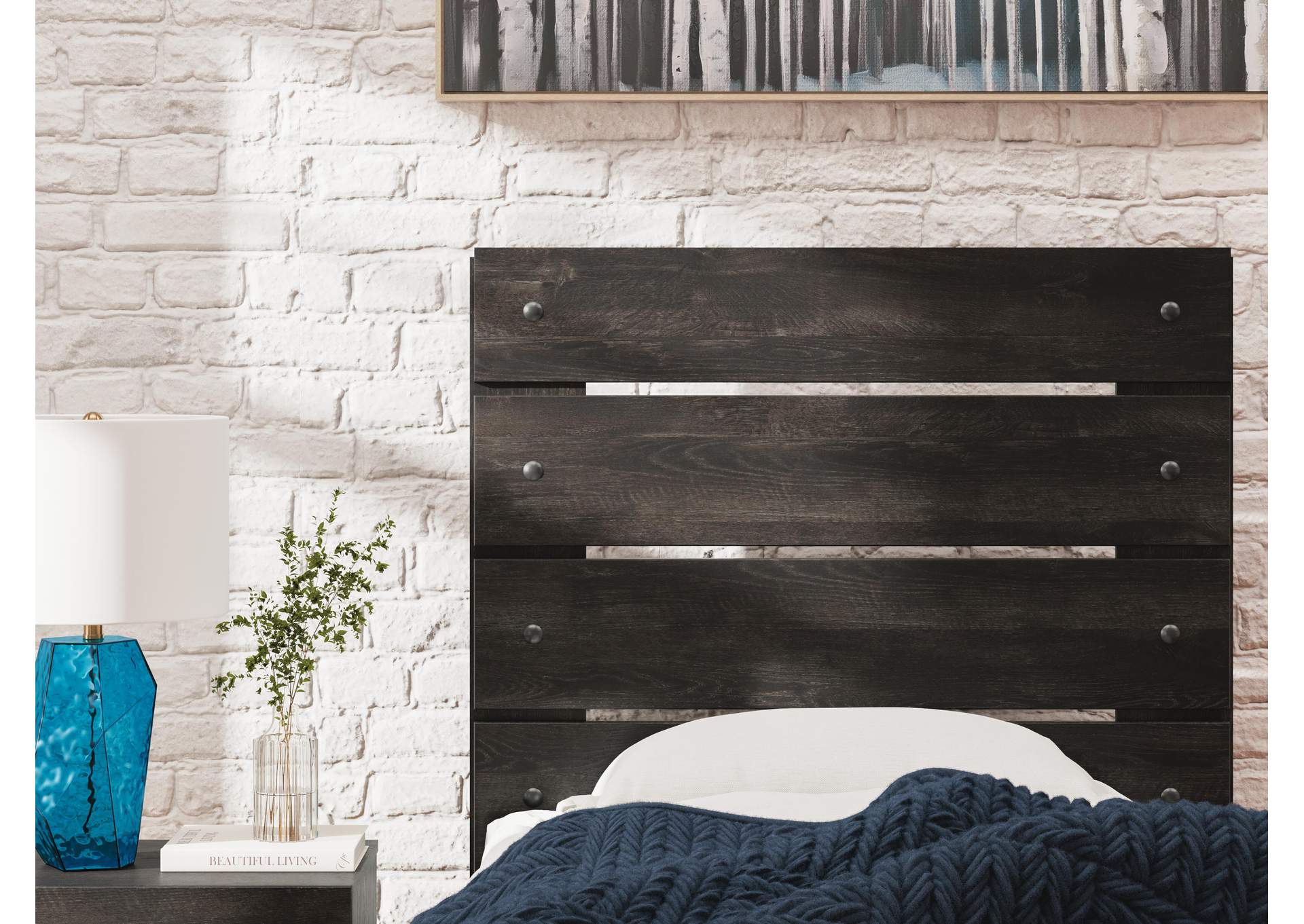 Hollivern Full Panel Bed with Storage image 12