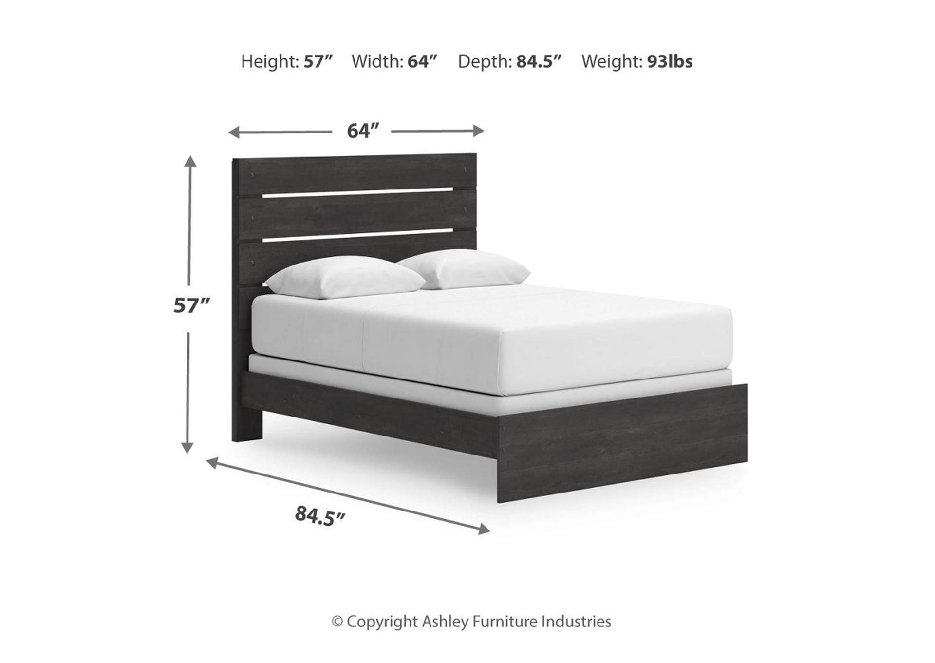 Delmorta Queen Panel Bed with Mirrored Dresser image 10