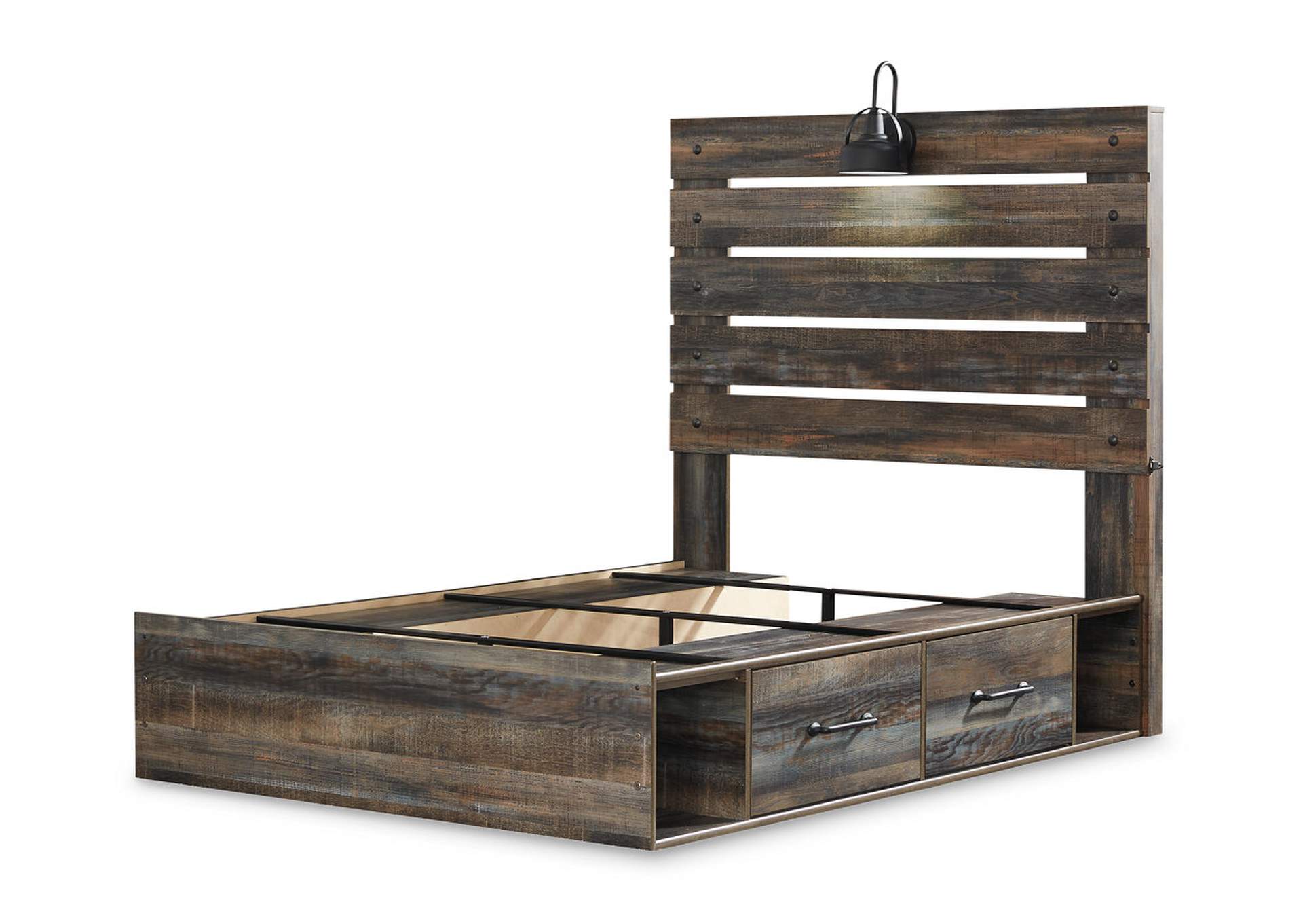 Drystan Full Panel Bed with 4 Storage Drawers image 5