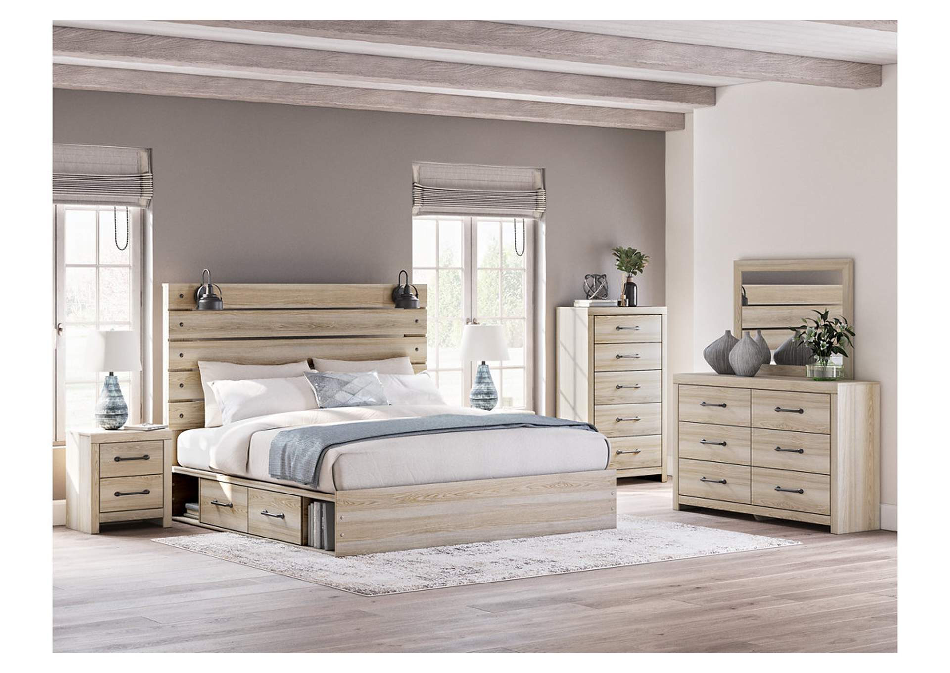 Senbry King Panel Bed with Storage image 14