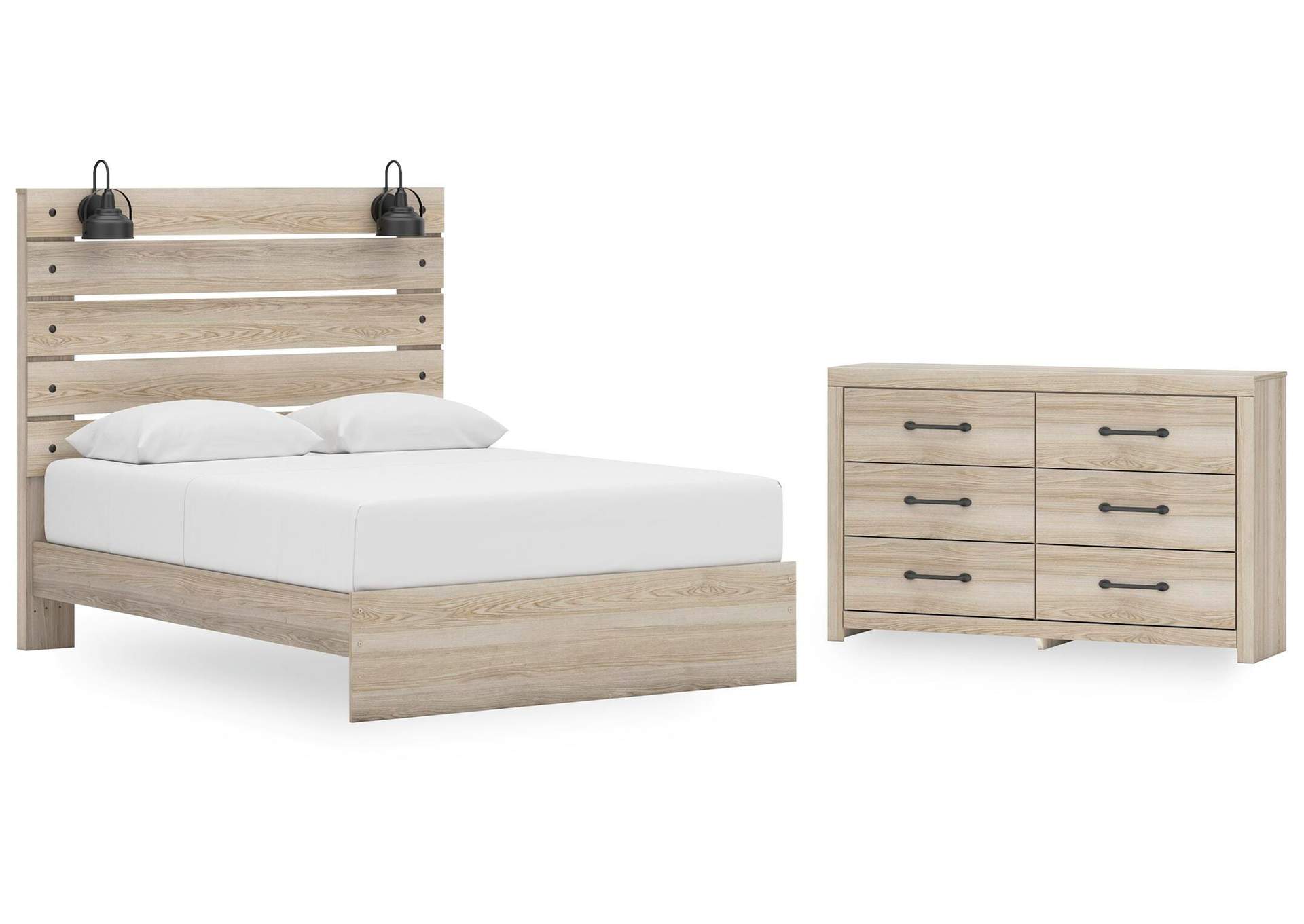 Senbry Queen Panel Bed with Dresser image 1