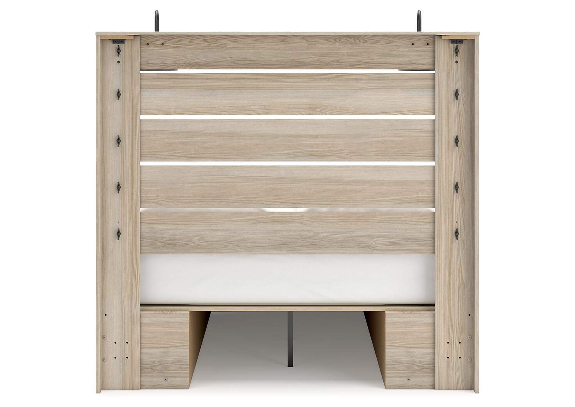 Senbry Queen Panel Bed with Mirrored Dresser and Nightstand image 30