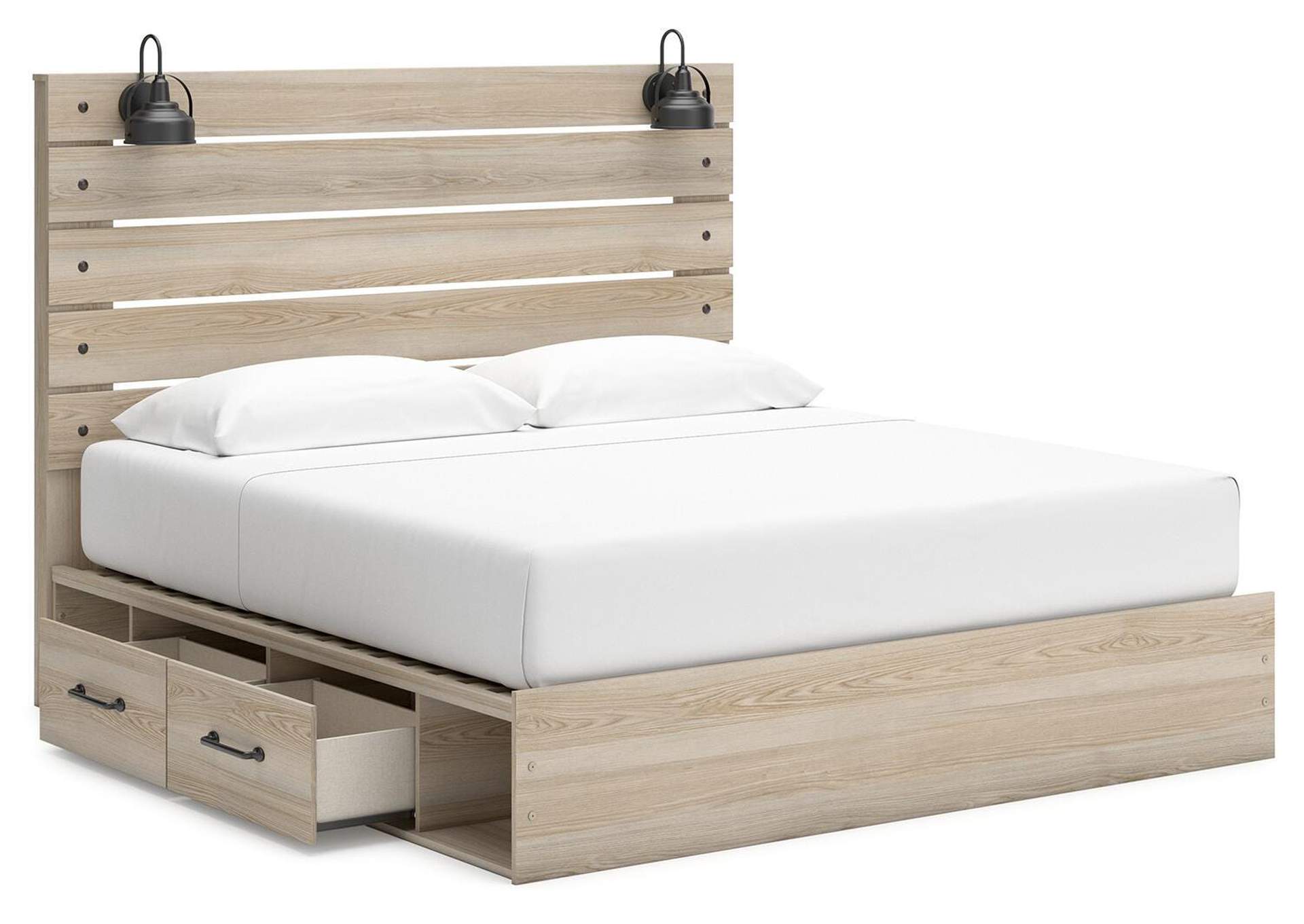Senbry King Panel Bed with Storage image 7