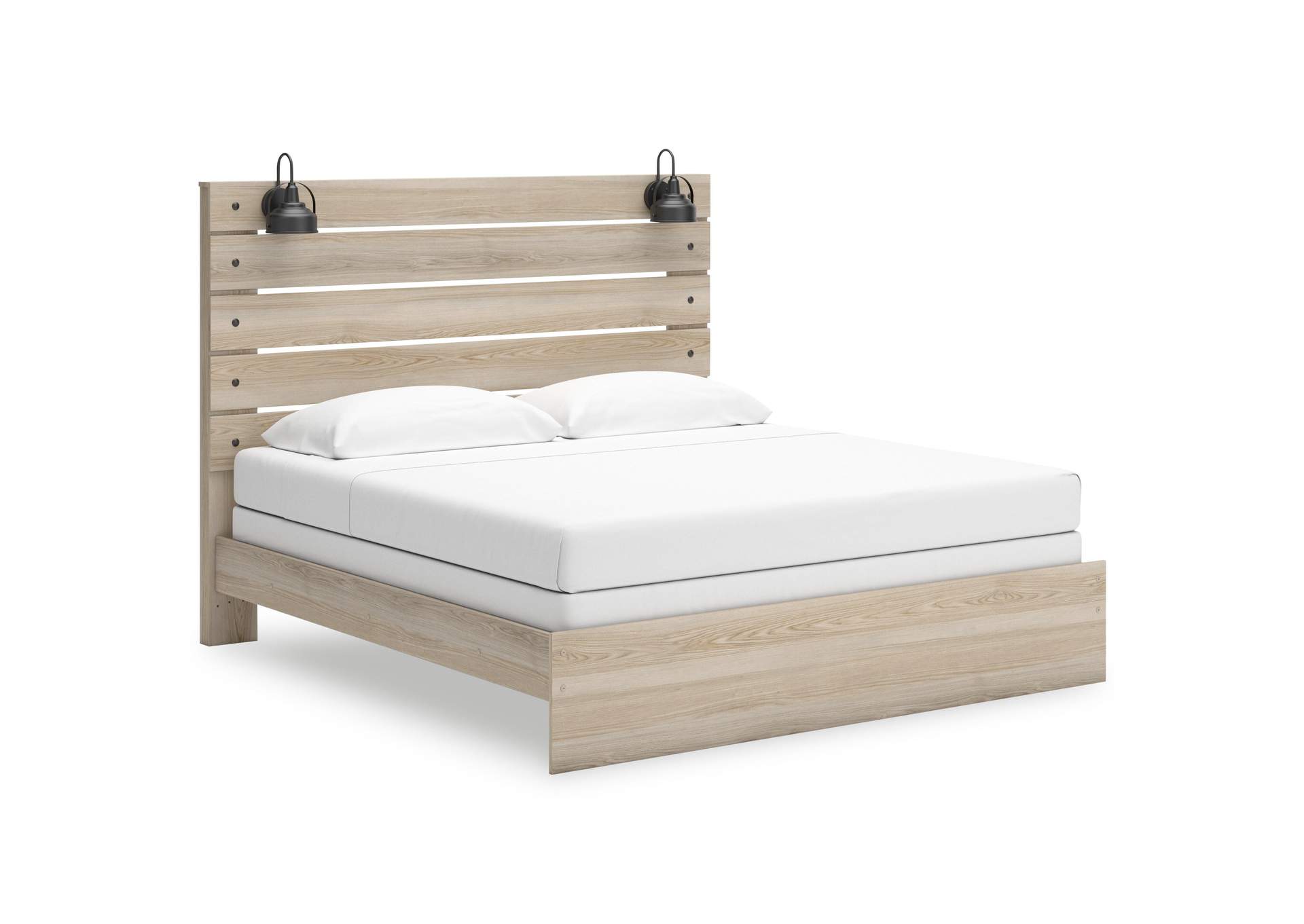 Senbry King Panel Bed with Chest and Nightstand image 3