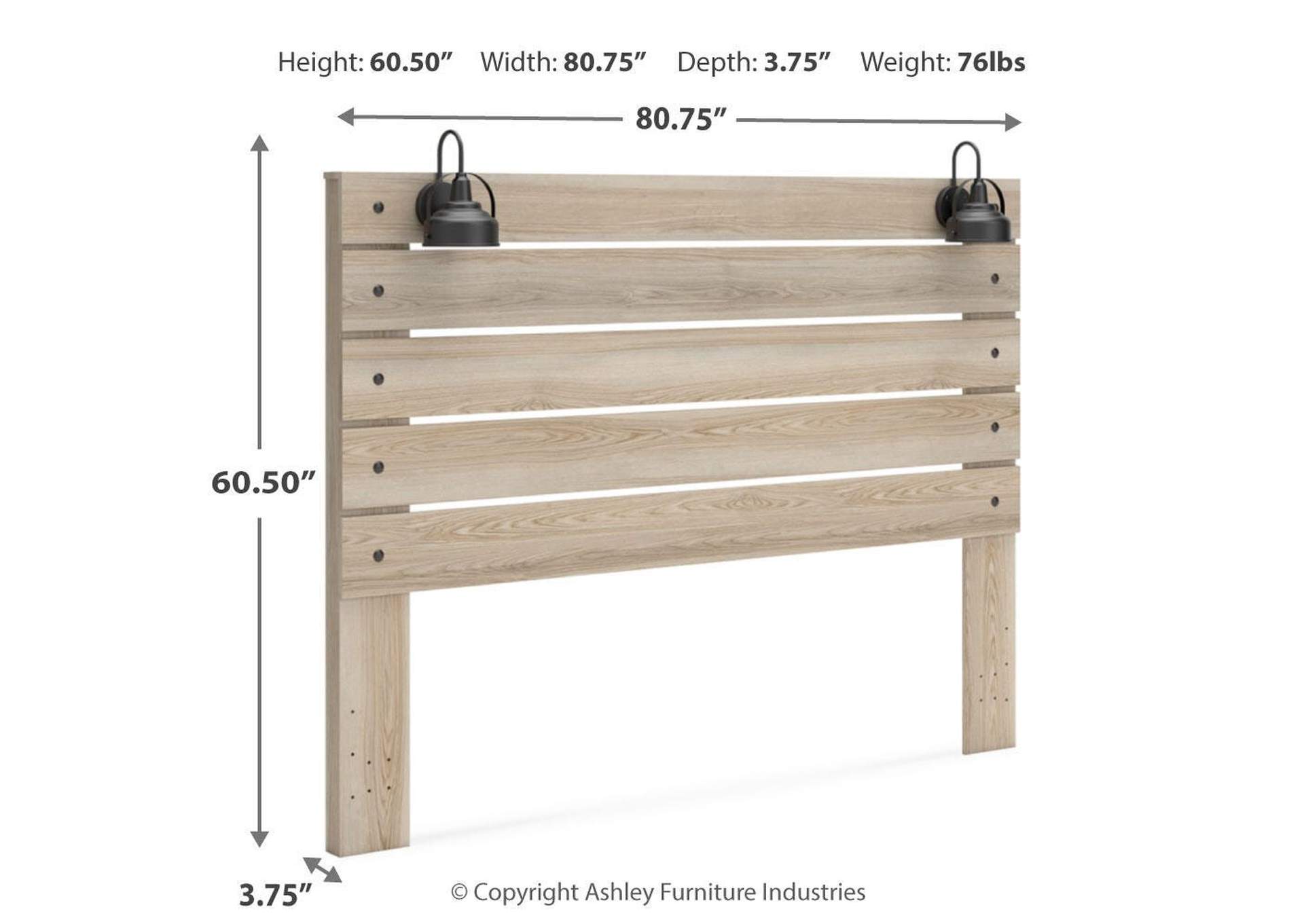 Senbry King Panel Headboard and 2 Nightstands image 5