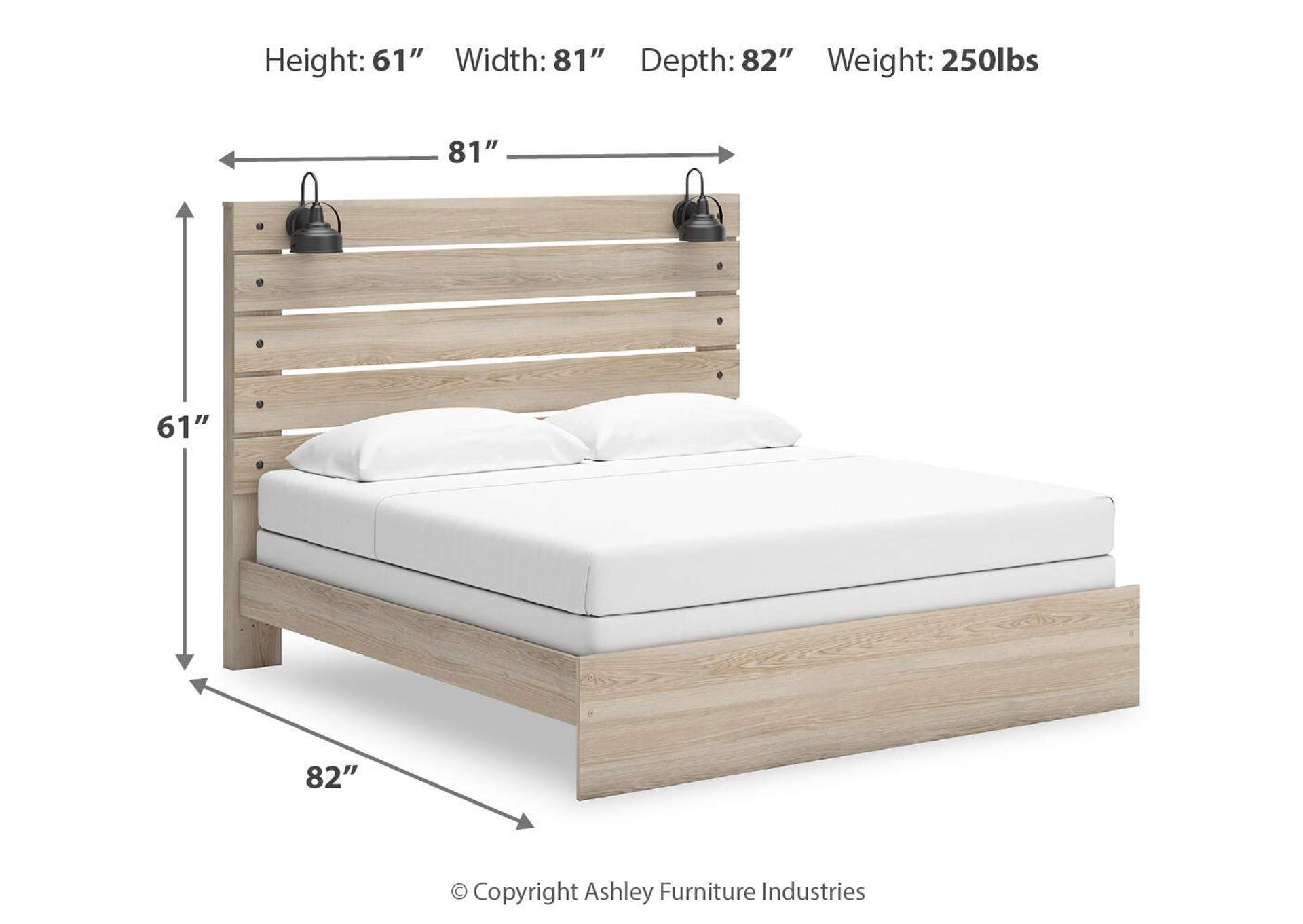 Senbry King Panel Bed with Storage image 6