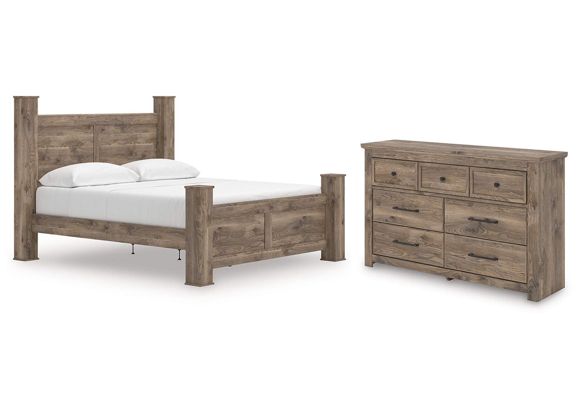 Keithland King Poster Bed and Dresser image 1