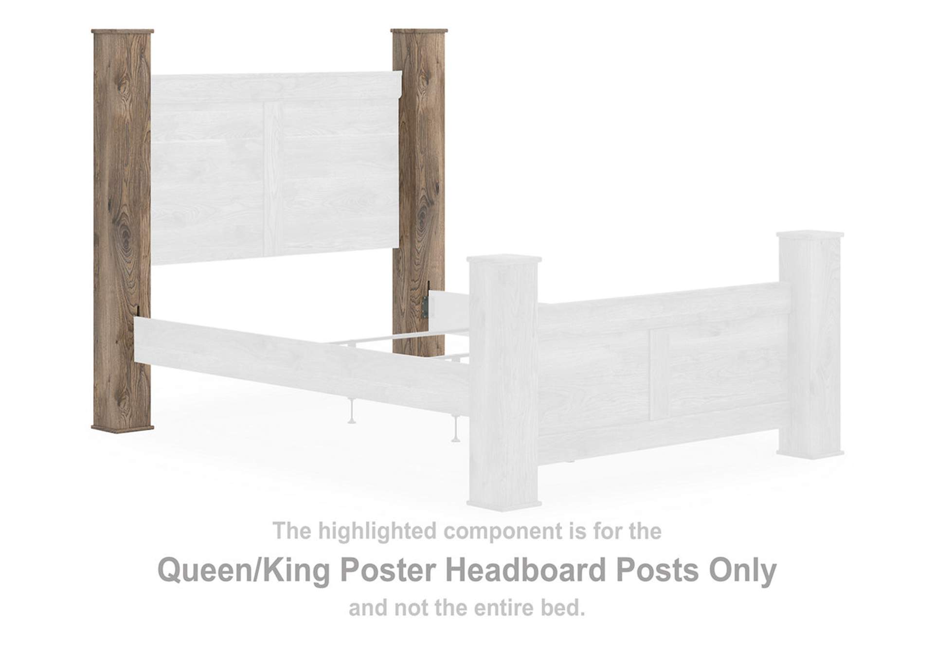 Rusticott Queen Poster Bed image 8