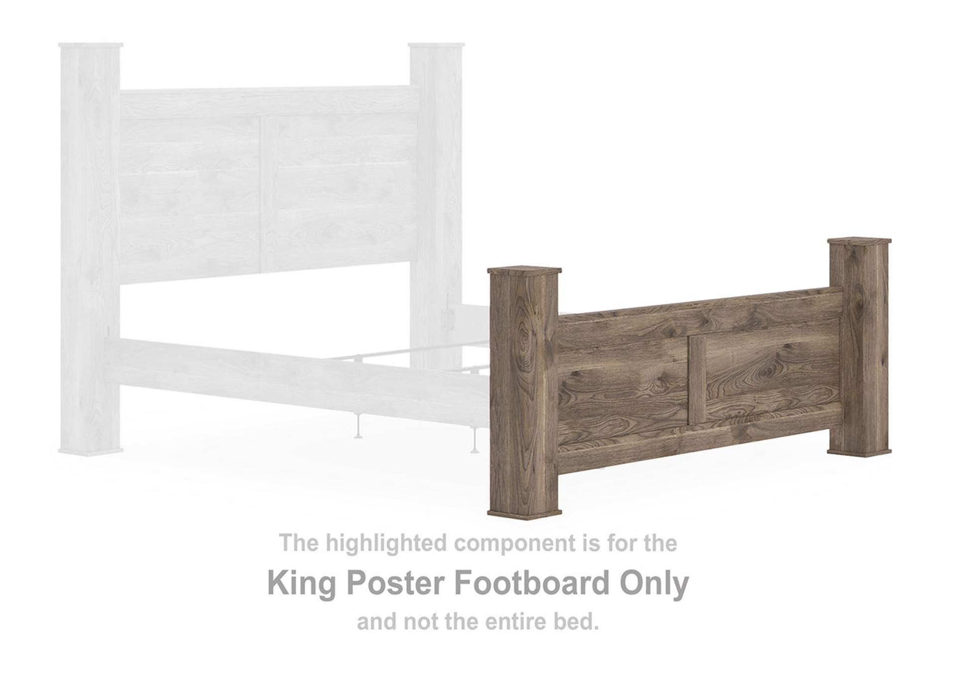 Rusticott King Poster Bed image 9