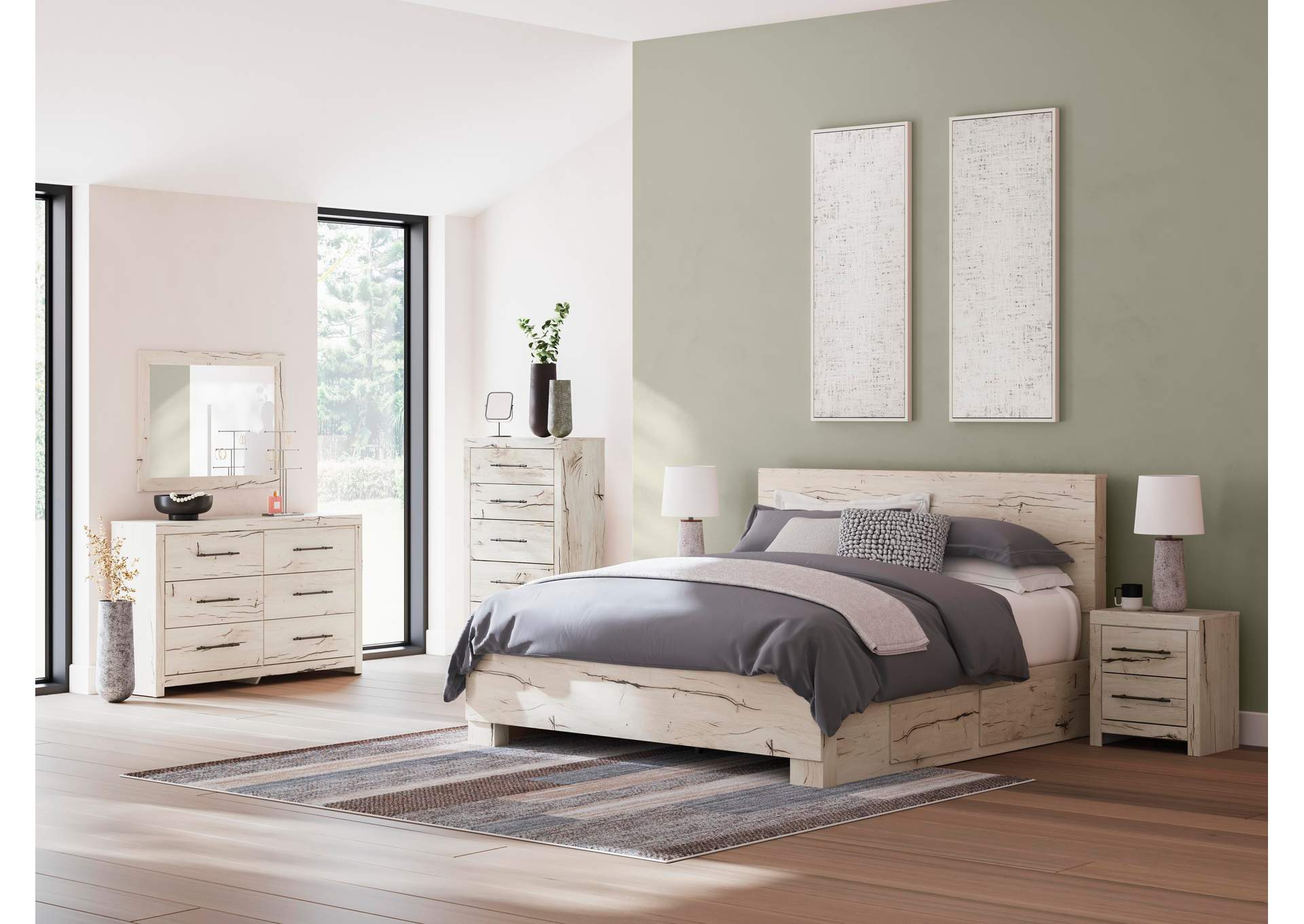 Lawroy King Panel Bed with Storage image 14