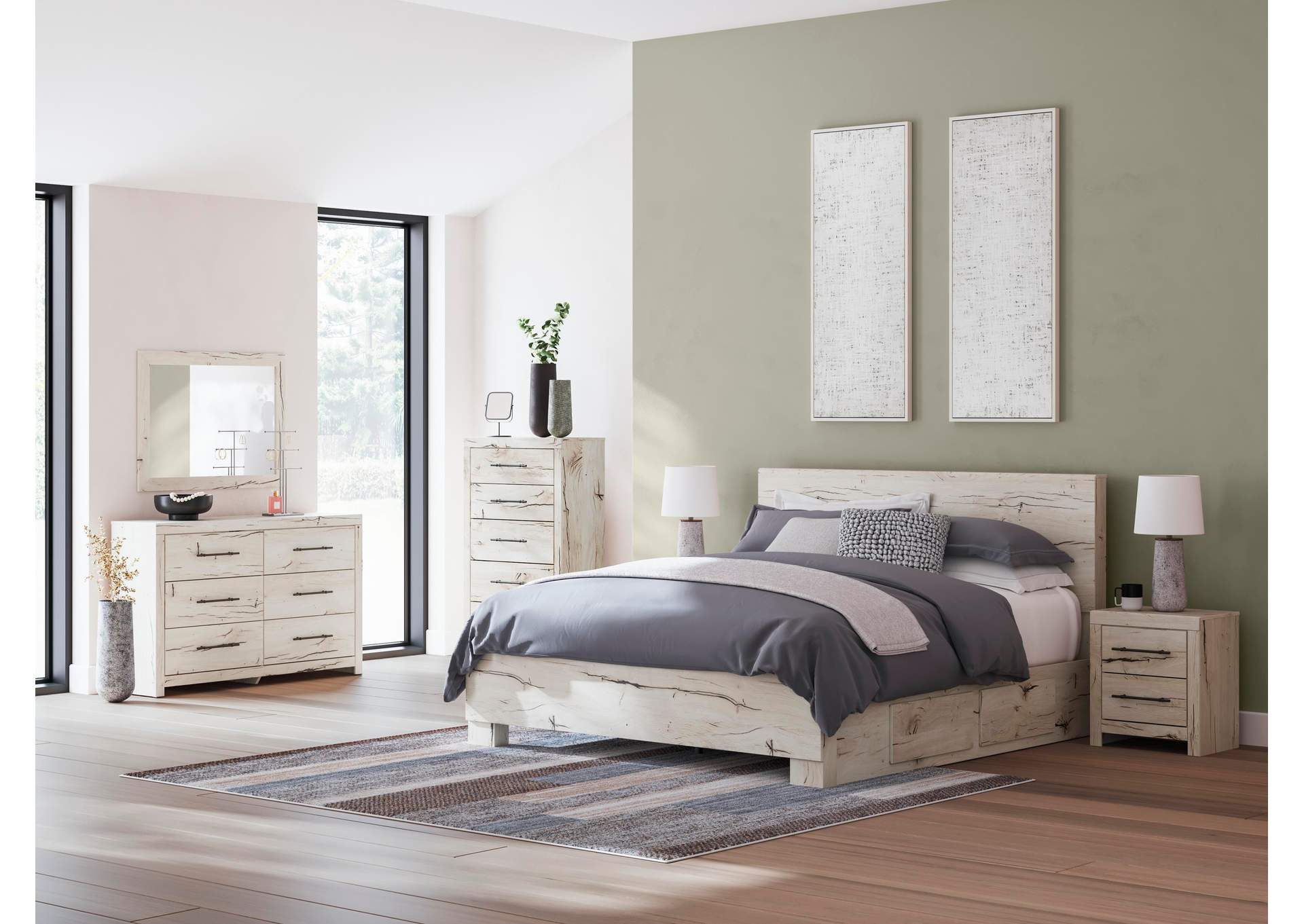 Lawroy King Panel Bed with Storage image 11