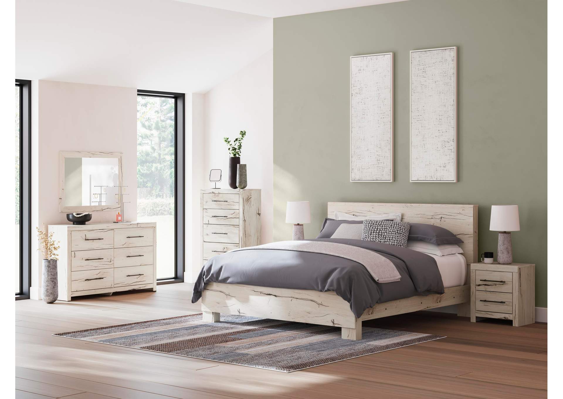 Lawroy King Panel Bed image 9
