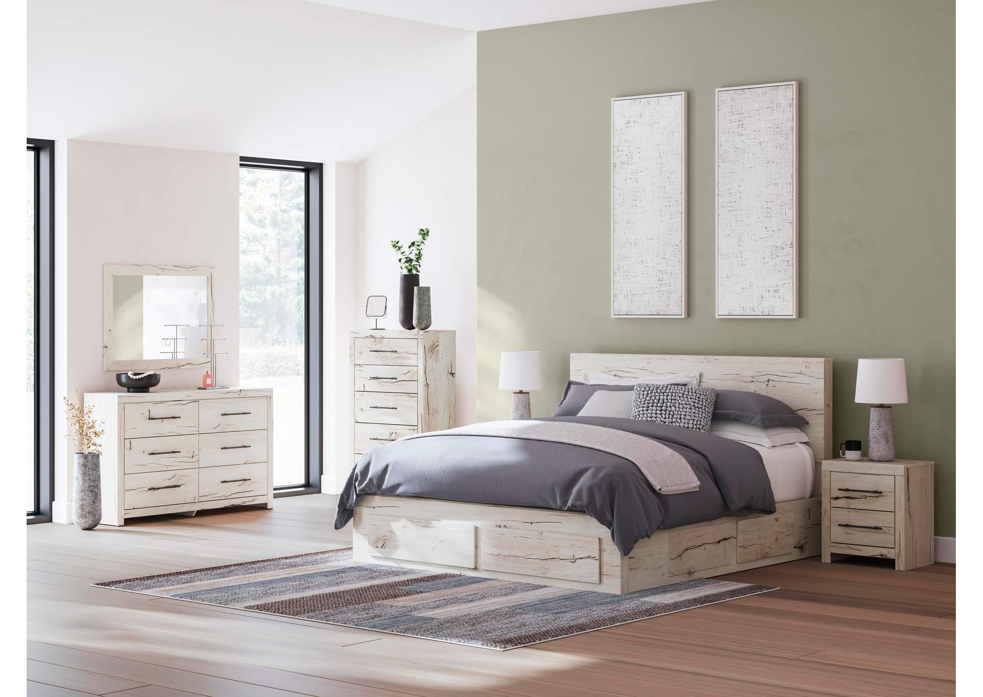 Lawroy King Panel Storage Bed image 13