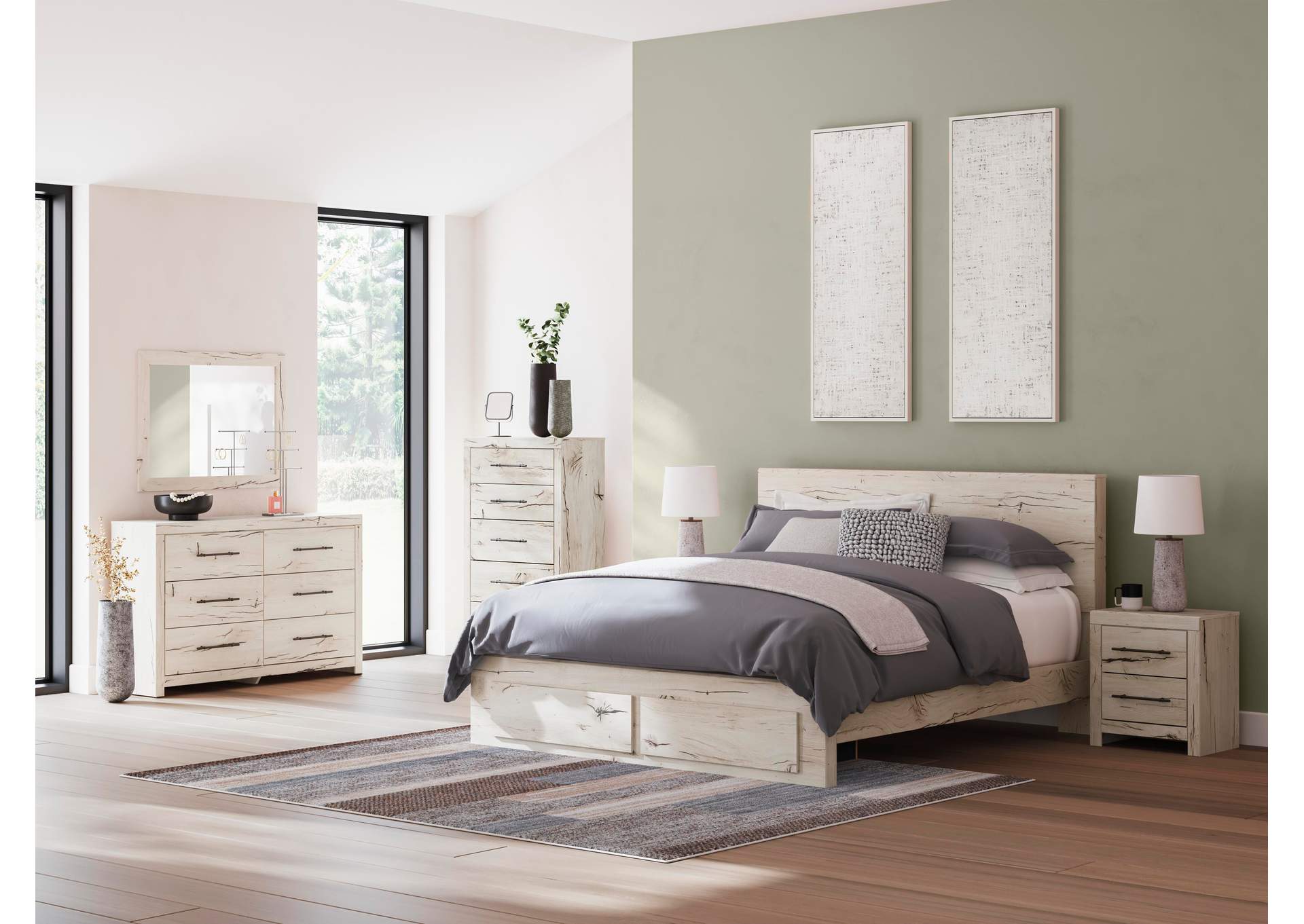 Lawroy King Panel Storage Bed image 11