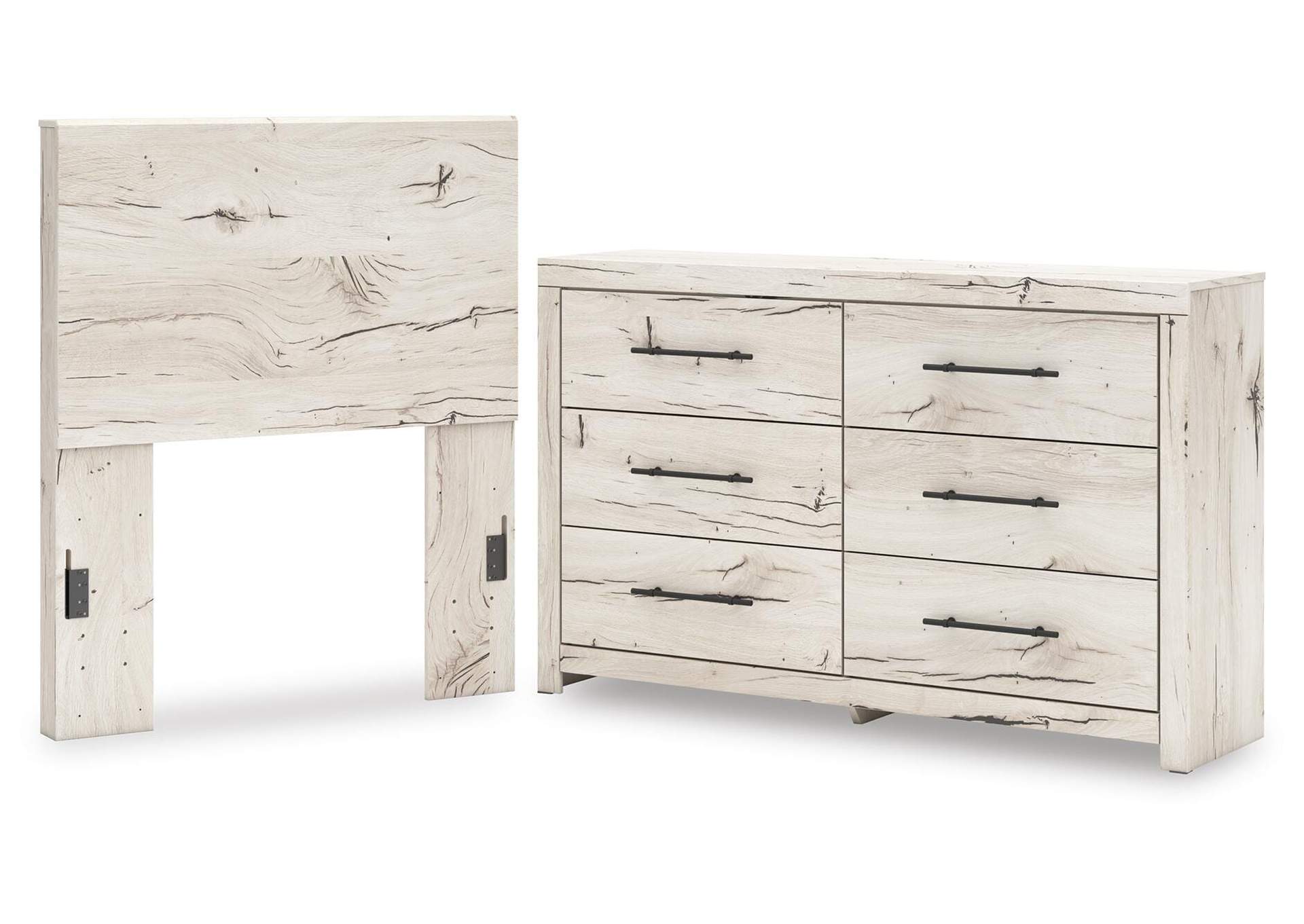 Lawroy Twin Panel Headboard and Dresser image 1