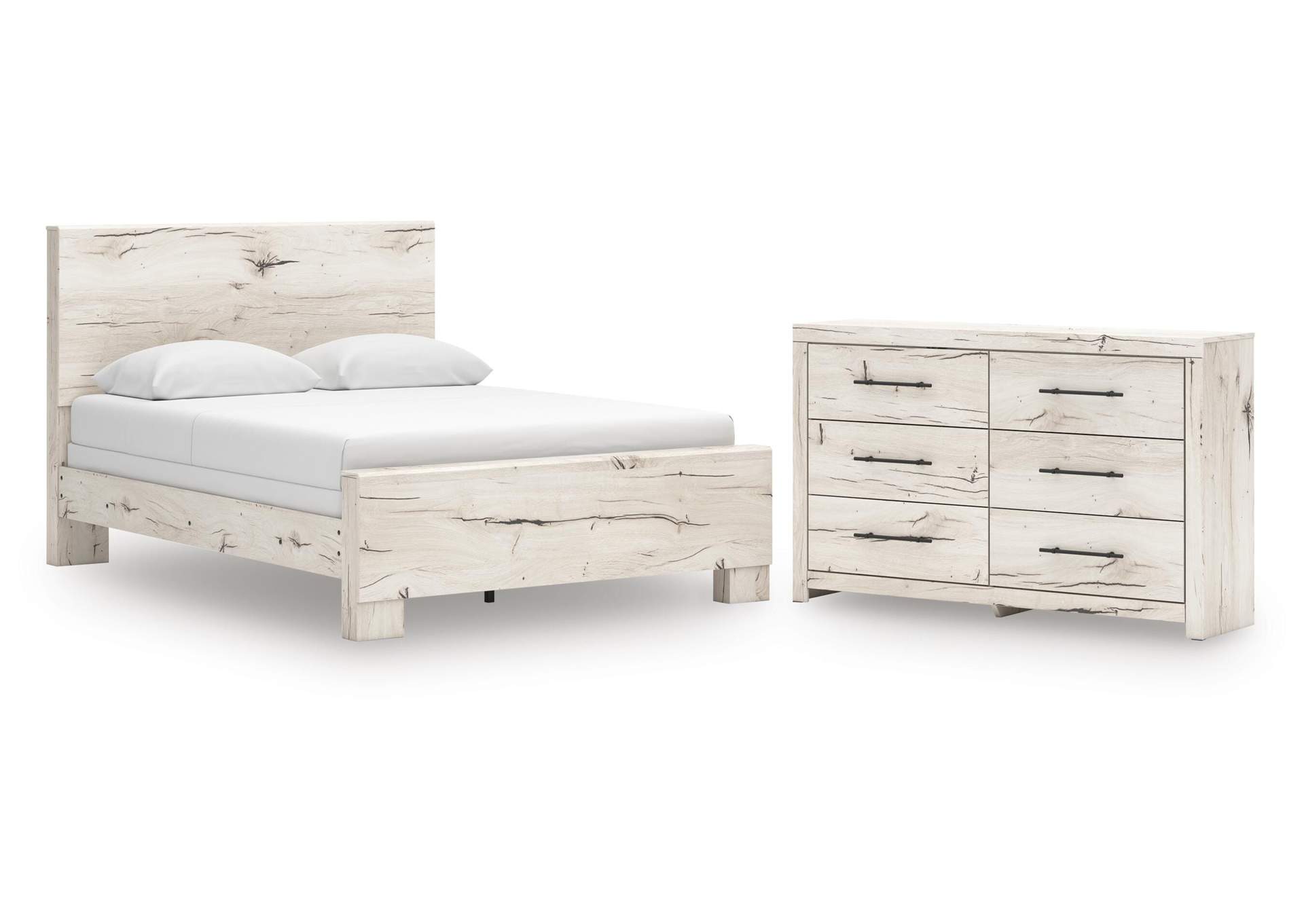Lawroy Queen Panel Bed and Dresser image 1