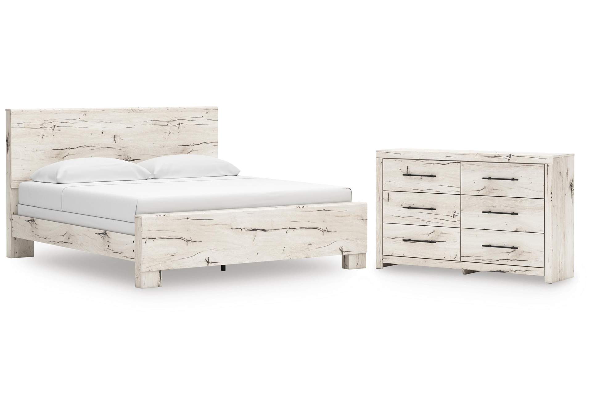Lawroy King Panel Bed and Dresser image 1